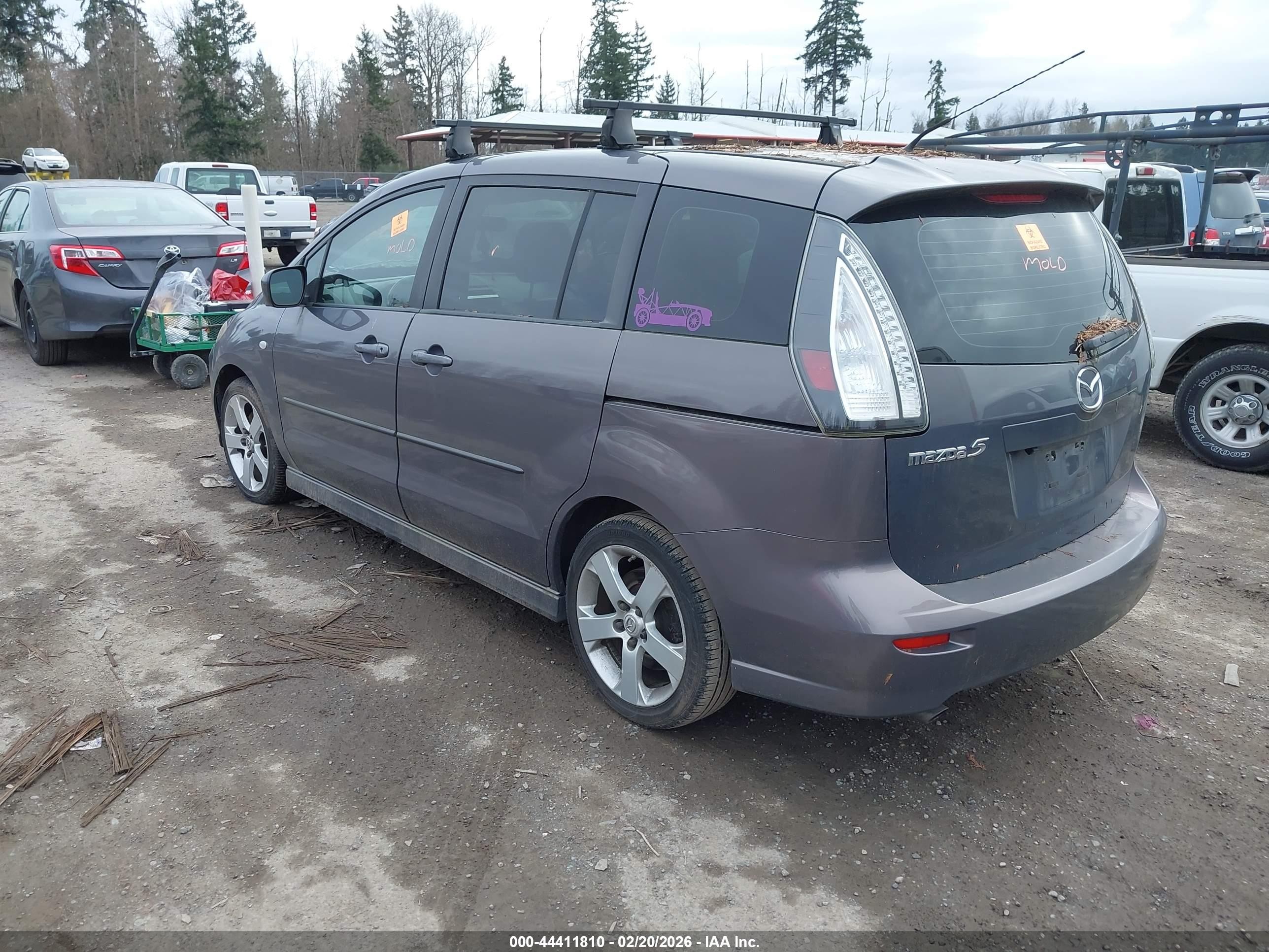 2007 Mazda Mazda5 Grand Touring Серебряный vin: JM1CR293970138030