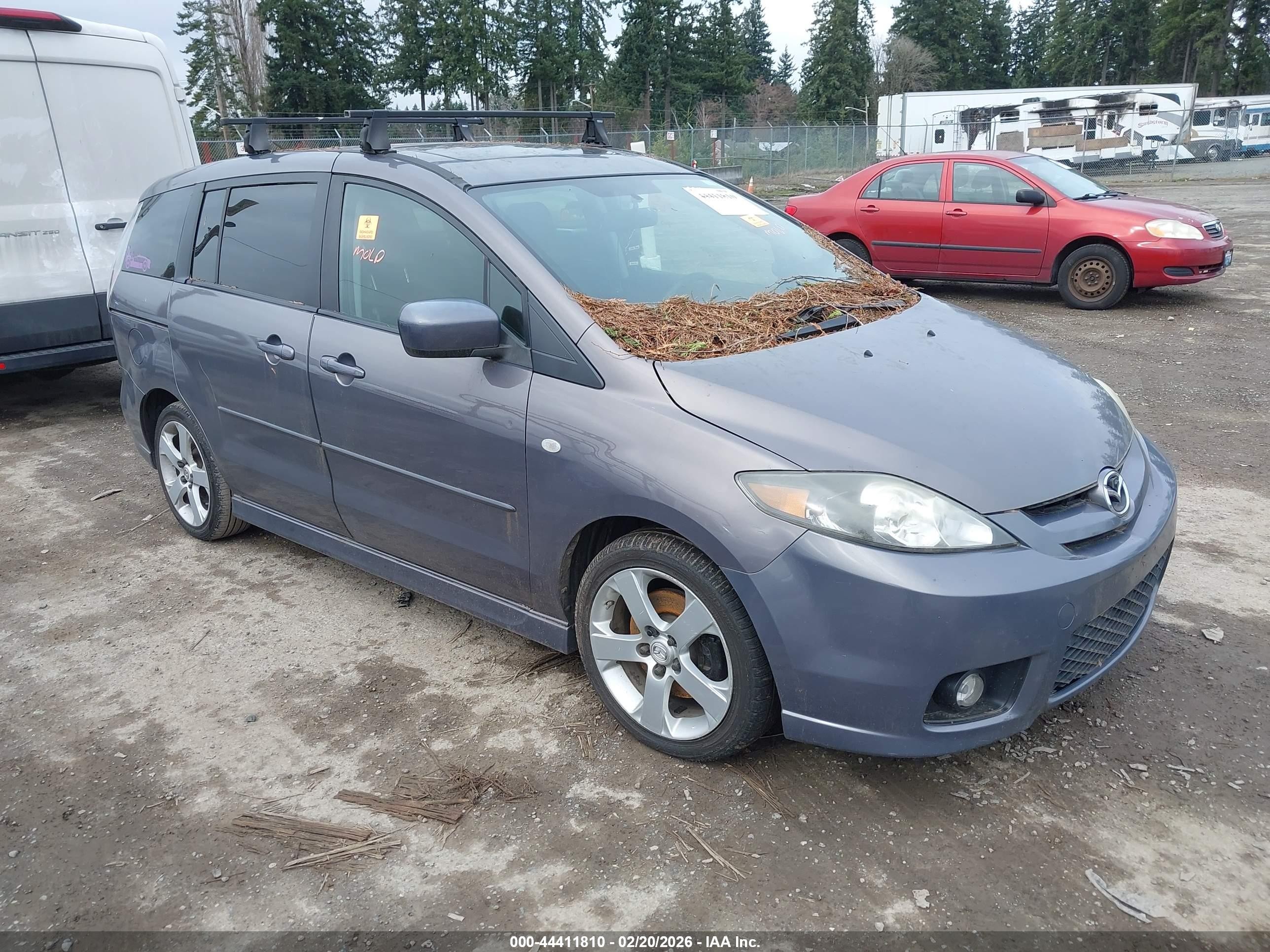 2007 Mazda Mazda5 Grand Touring Серебряный vin: JM1CR293970138030