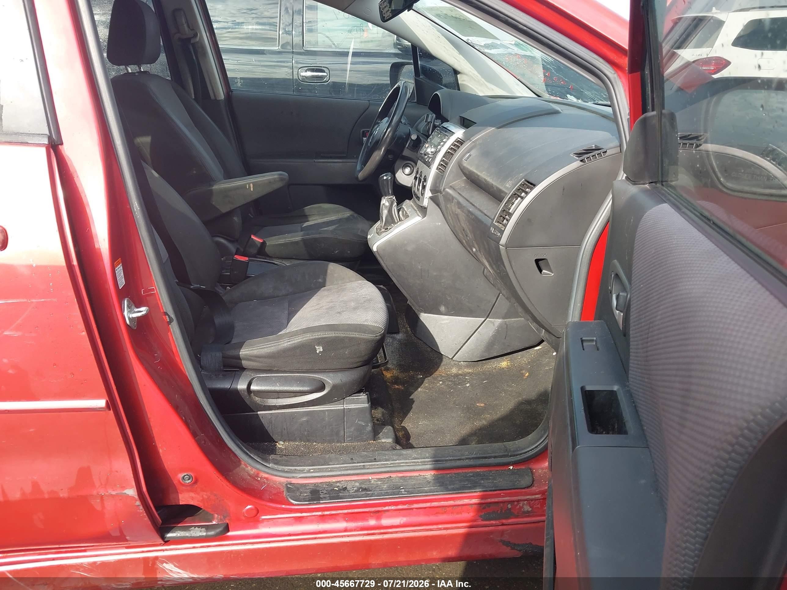 2006 Mazda Mazda5 Sport Red vin: JM1CR293X60101096