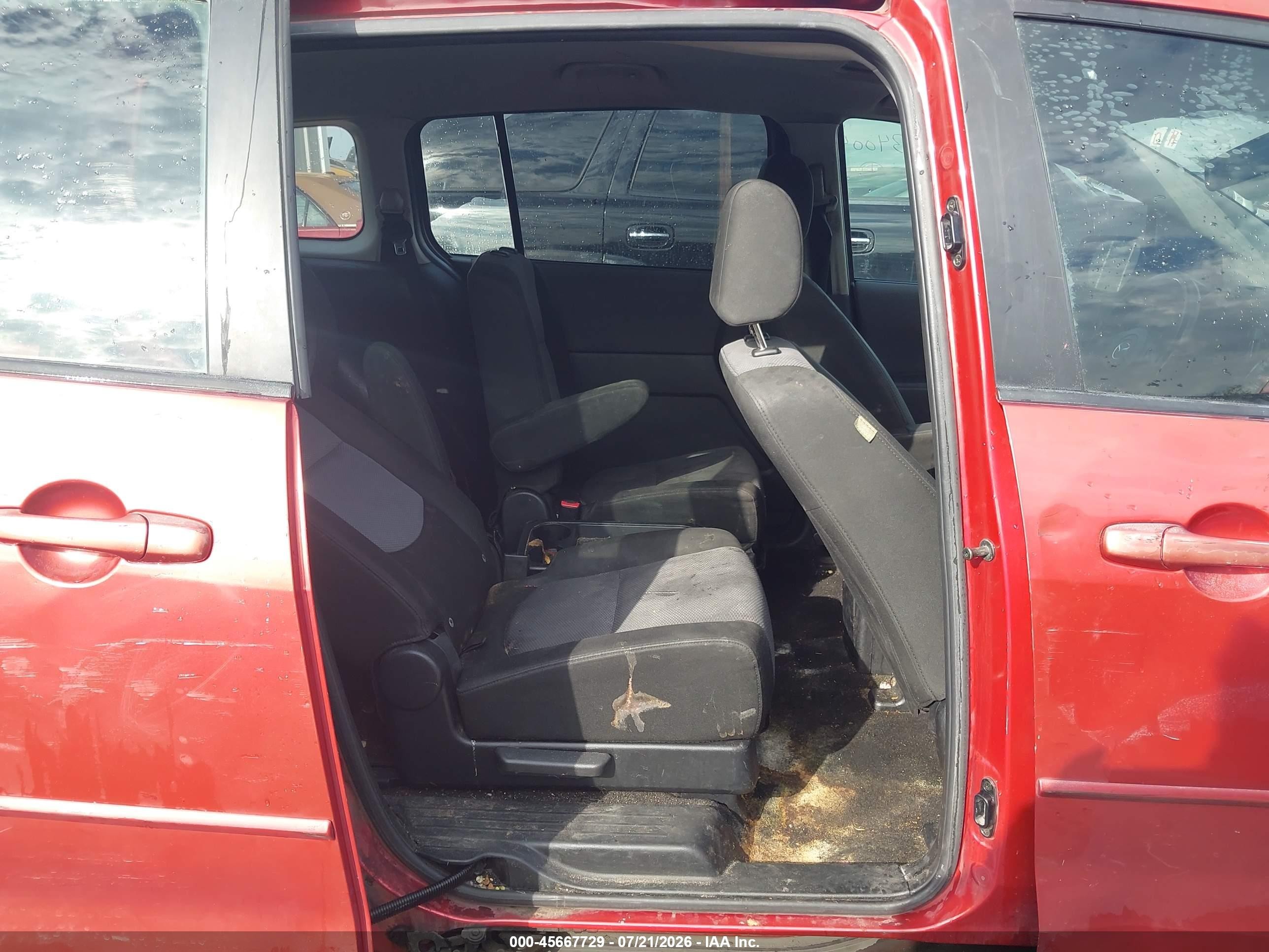 2006 Mazda Mazda5 Sport Red vin: JM1CR293X60101096