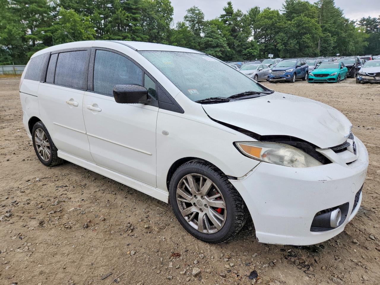 2006 Mazda 5 White vin: JM1CR293X60113166