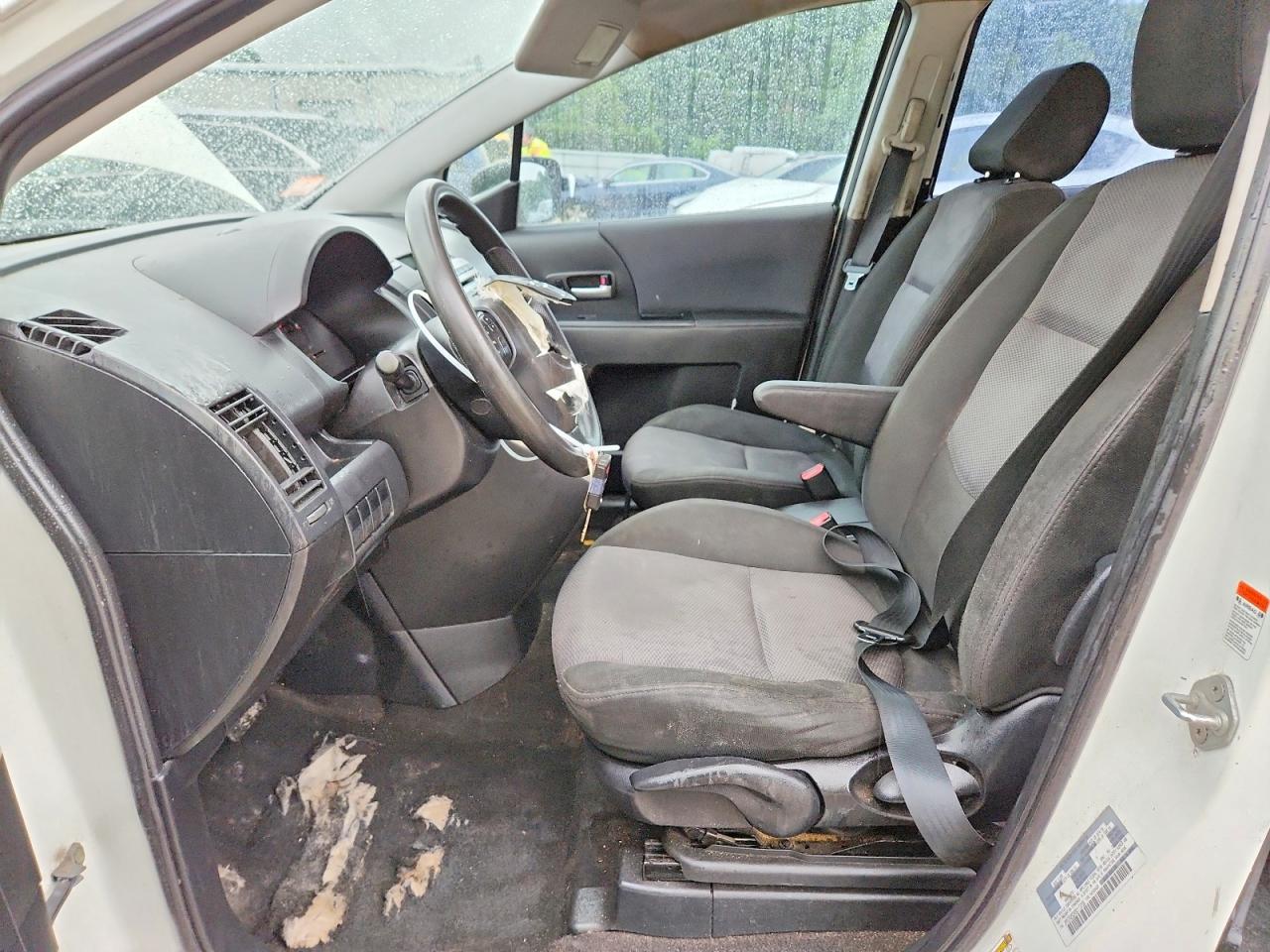 2006 Mazda 5 White vin: JM1CR293X60113166