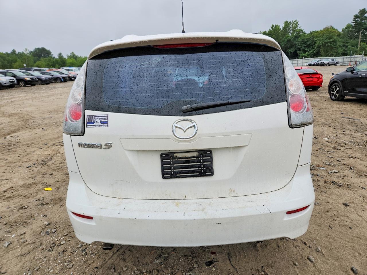 2006 Mazda 5 White vin: JM1CR293X60113166