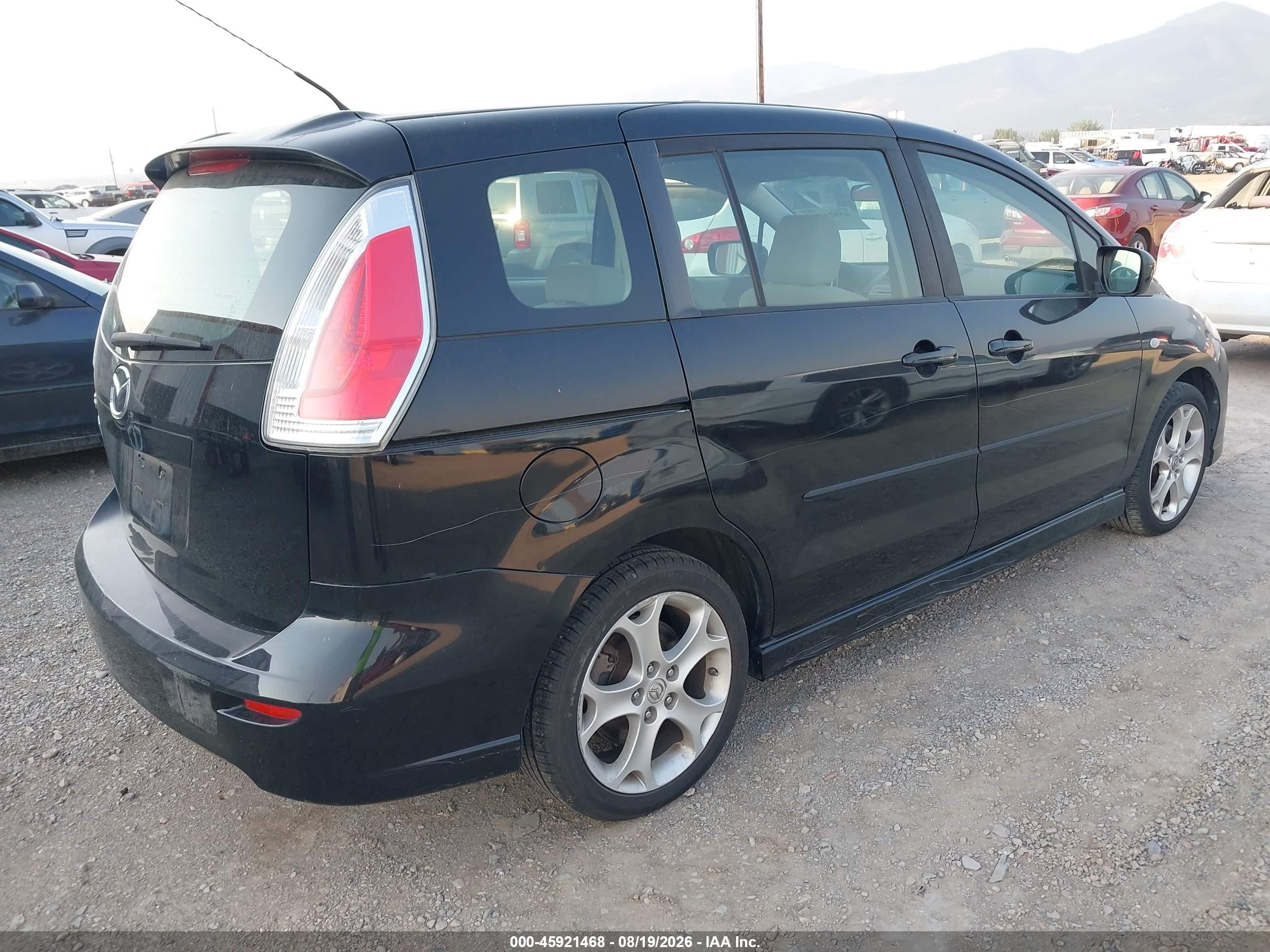 2008 Mazda Mazda5 Sport Черный vin: JM1CR293X80306288