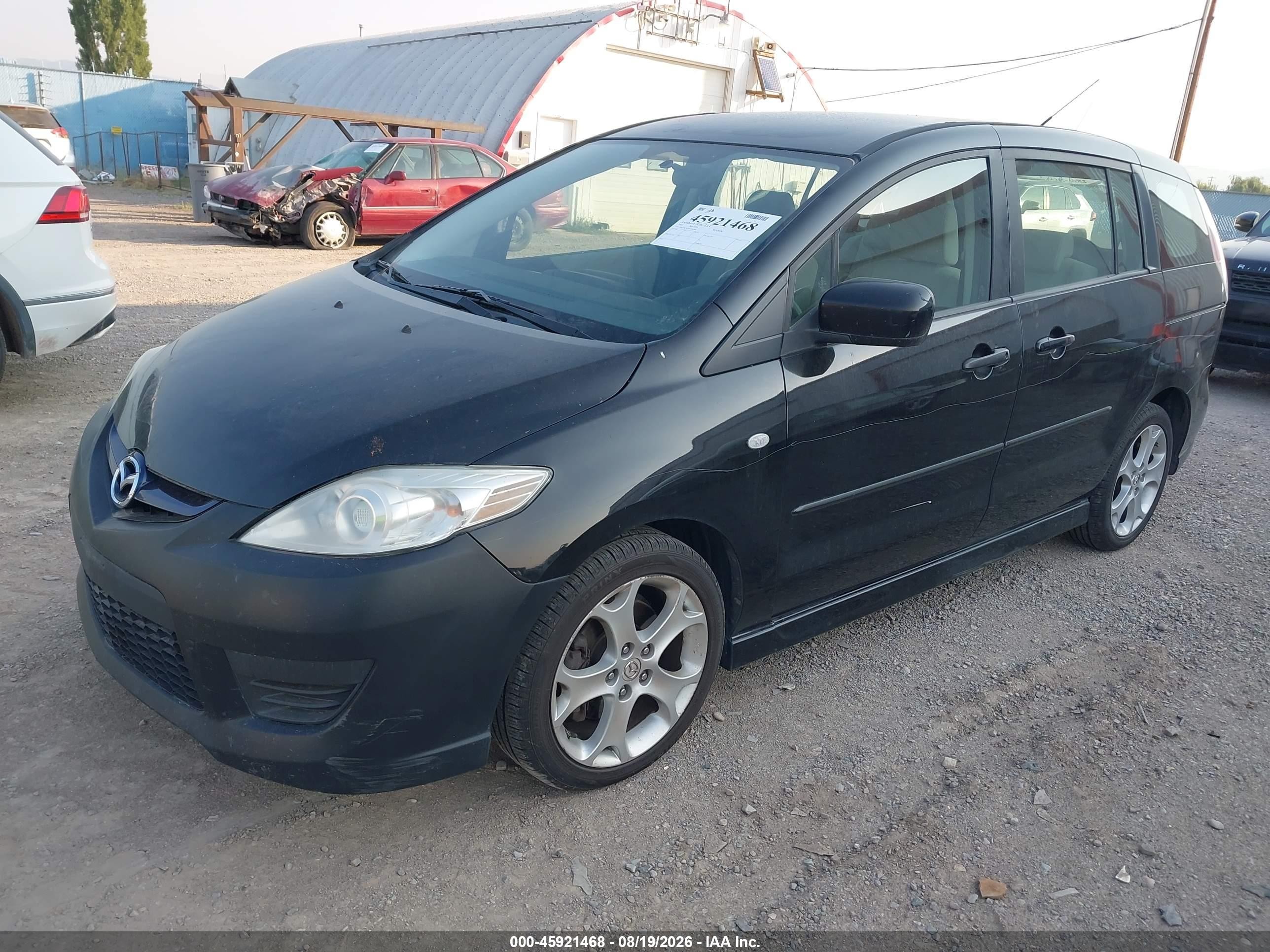 2008 Mazda Mazda5 Sport Черный vin: JM1CR293X80306288