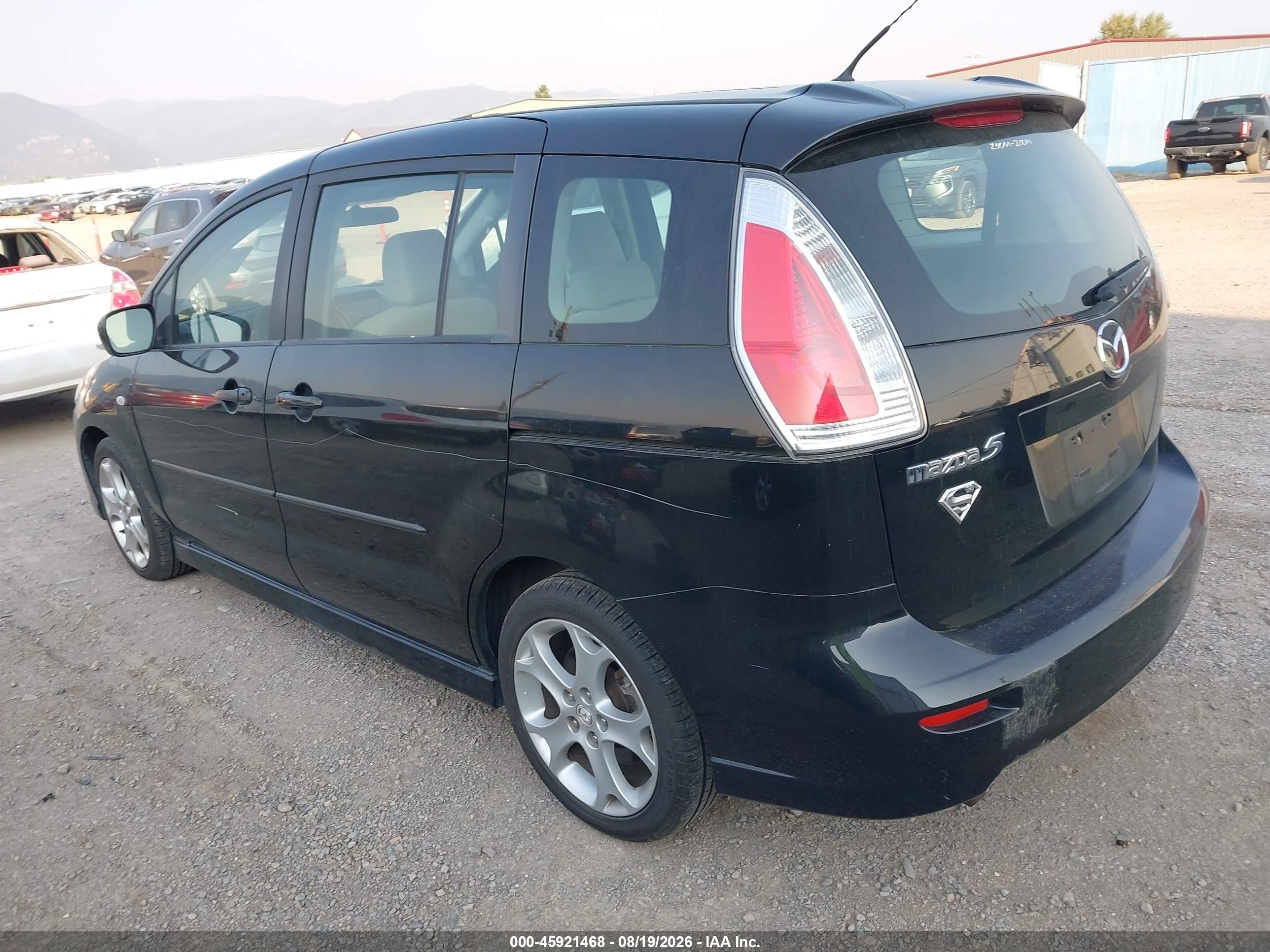 2008 Mazda Mazda5 Sport Черный vin: JM1CR293X80306288