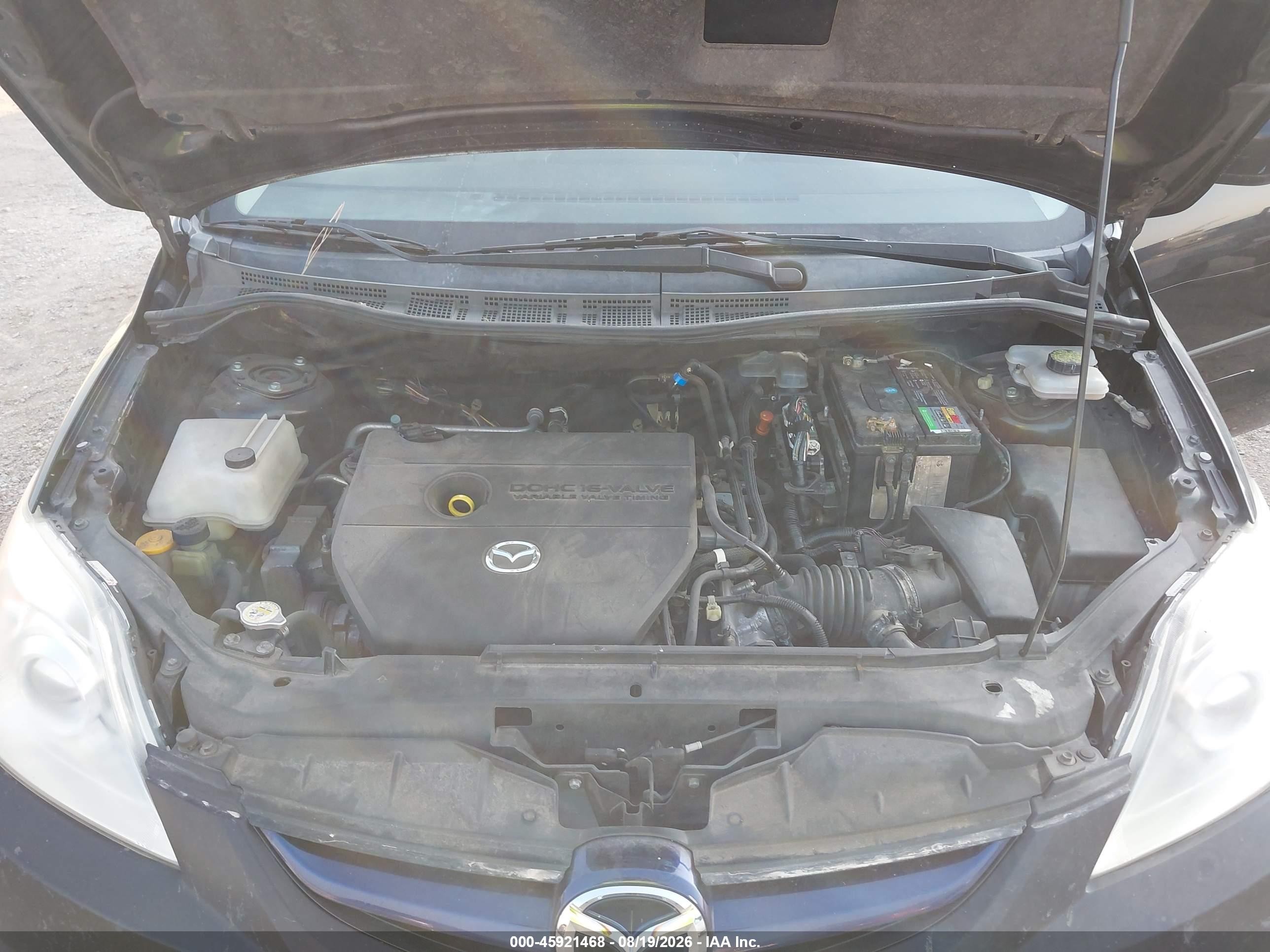2008 Mazda Mazda5 Sport Черный vin: JM1CR293X80306288