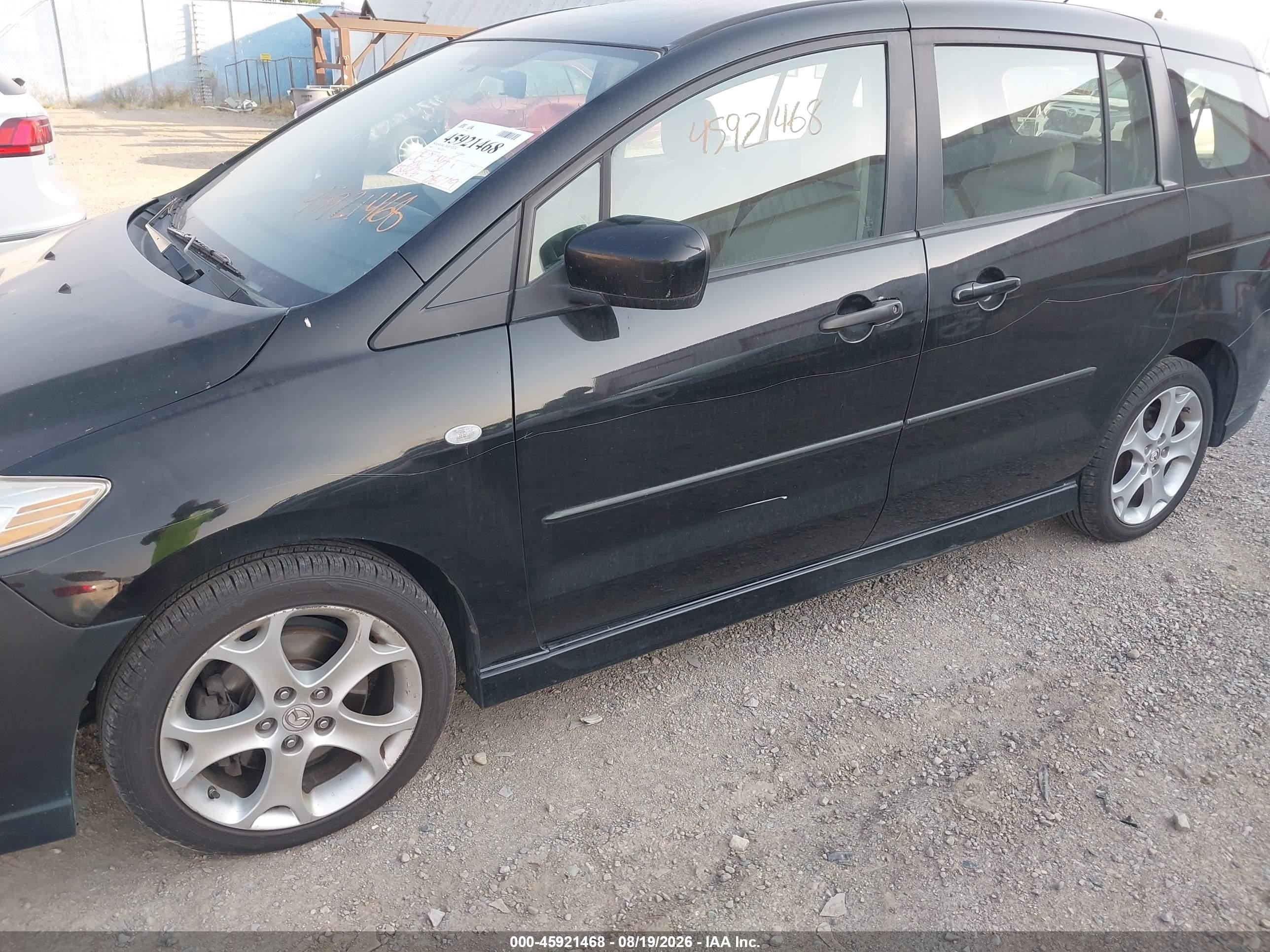 2008 Mazda Mazda5 Sport Черный vin: JM1CR293X80306288