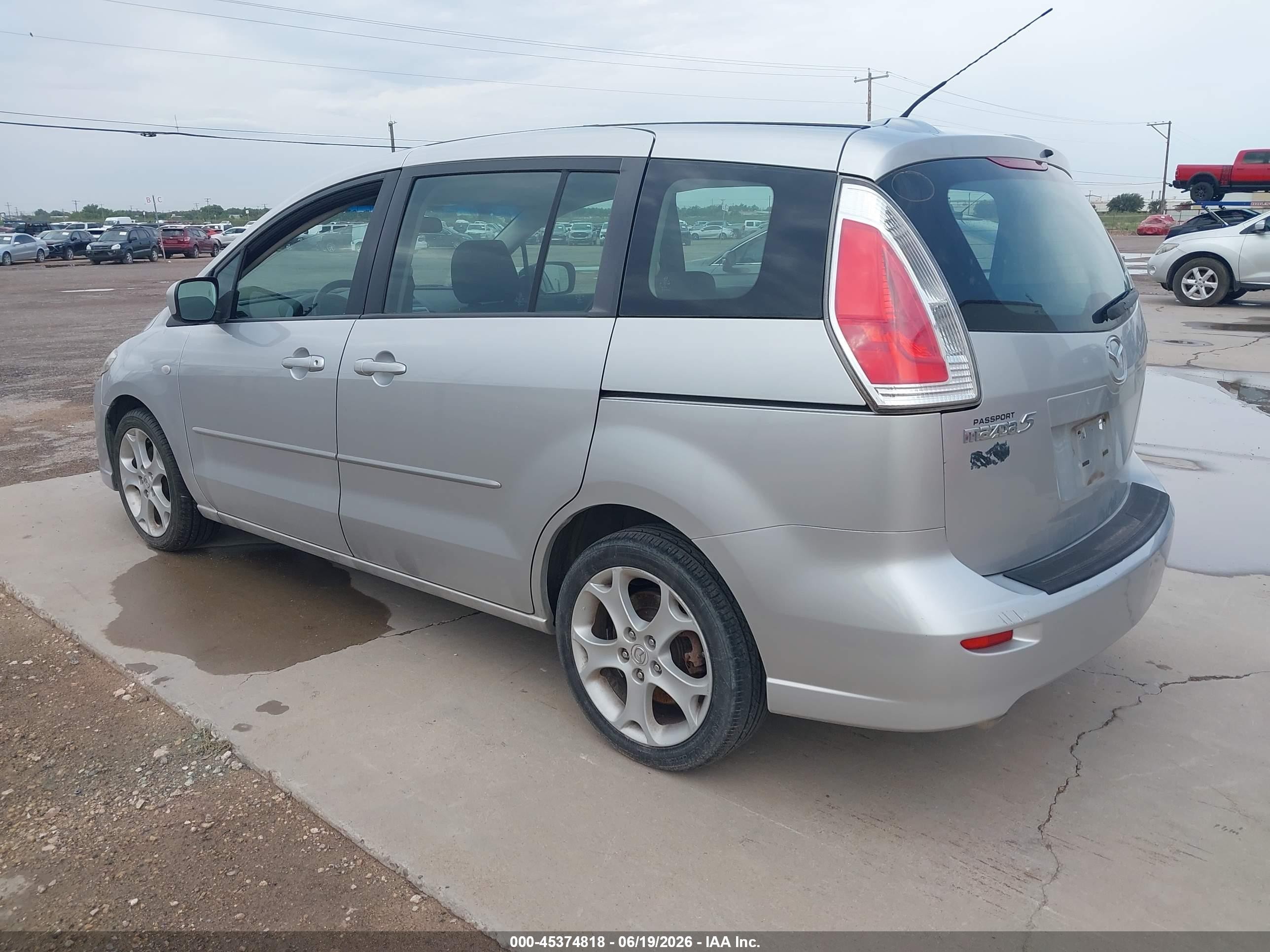 2009 Mazda Mazda5 Sport Silver vin: JM1CR293X90331273