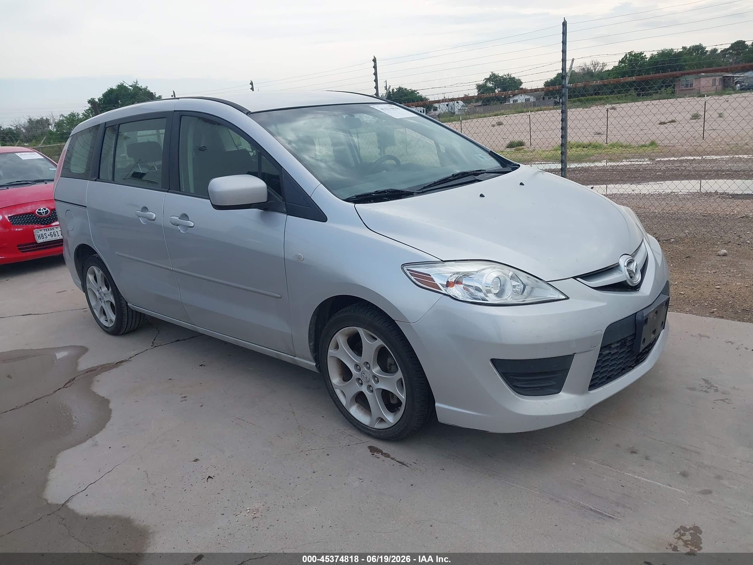 2009 Mazda Mazda5 Sport Silver vin: JM1CR293X90331273