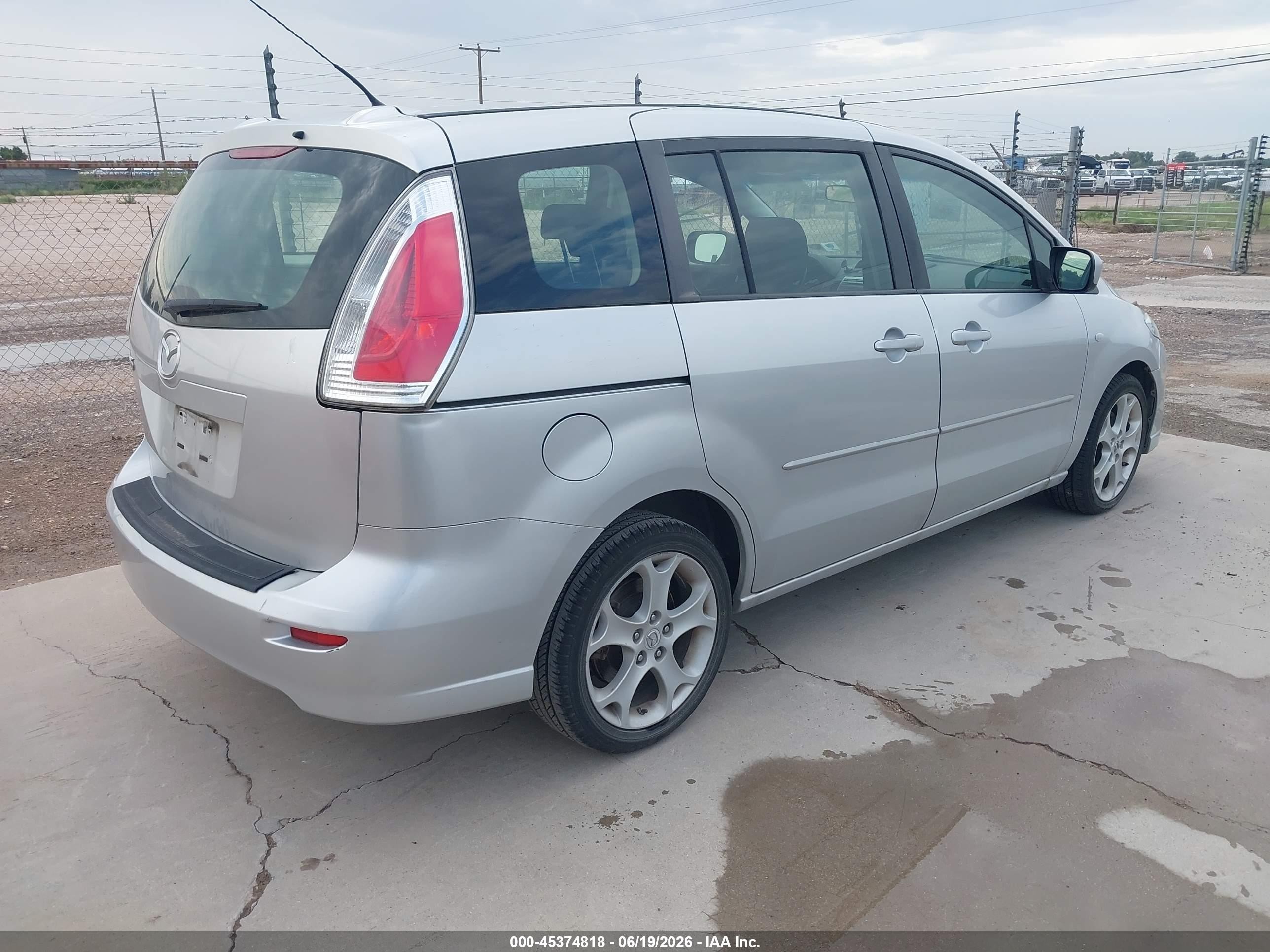 2009 Mazda Mazda5 Sport Silver vin: JM1CR293X90331273