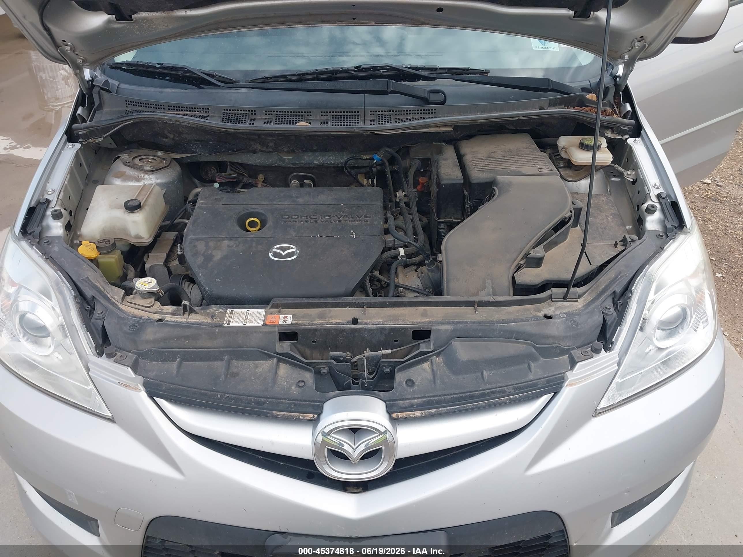 2009 Mazda Mazda5 Sport Silver vin: JM1CR293X90331273