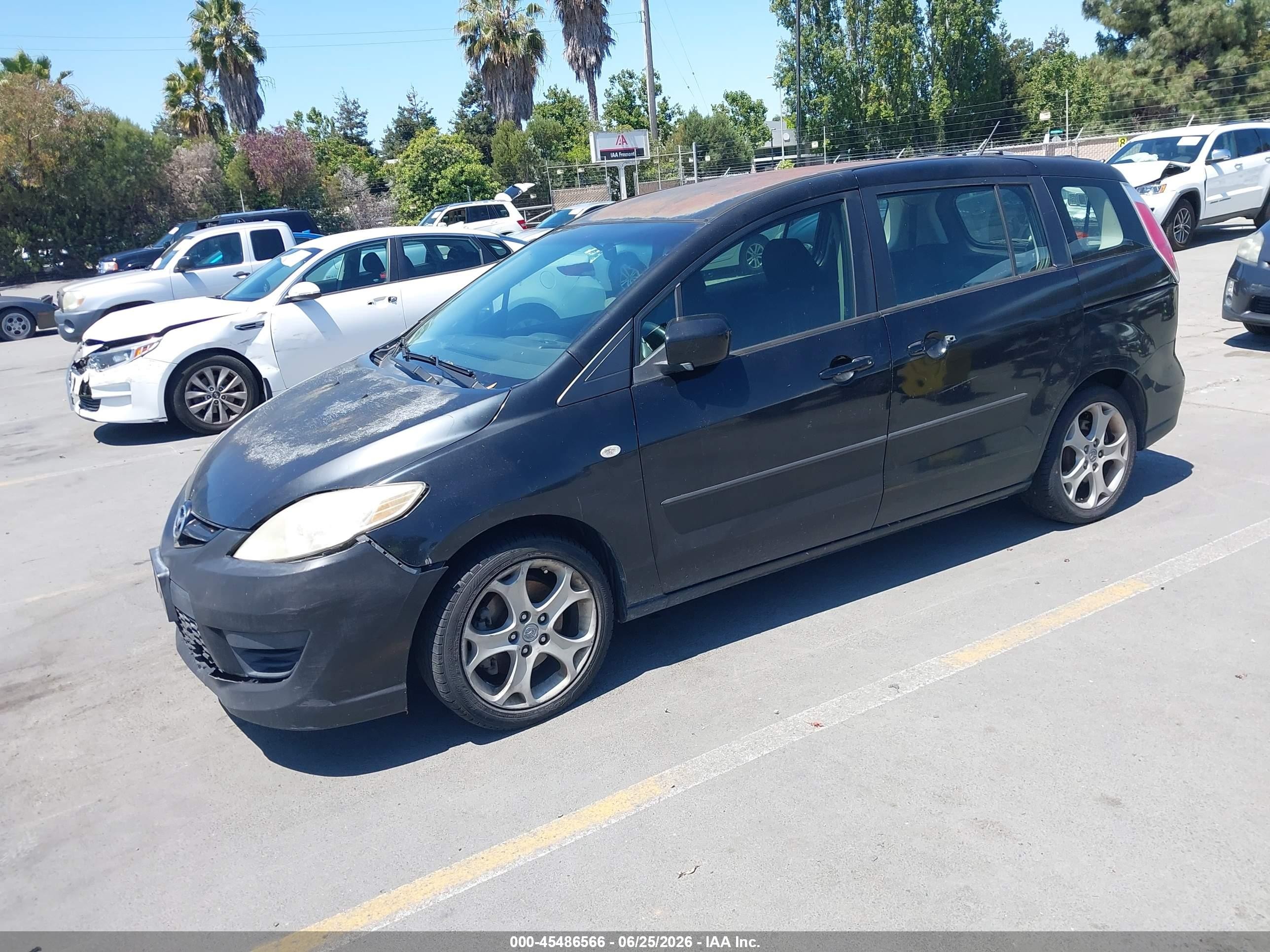 2009 Mazda Mazda5 Sport Black vin: JM1CR29L190344204