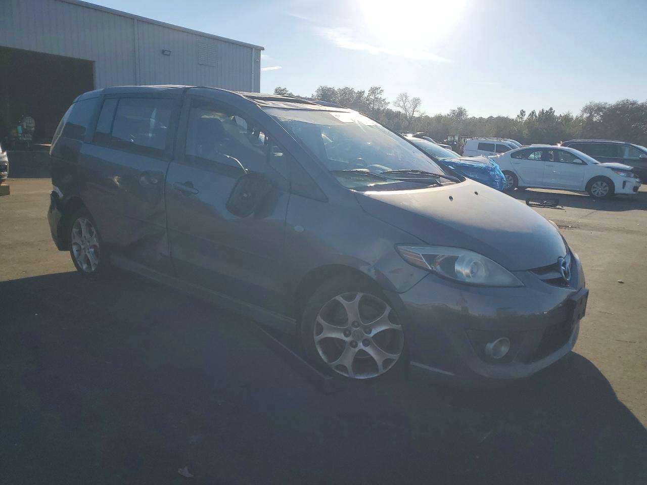 2008 Mazda 5 Charcoal vin: JM1CR29L280306866