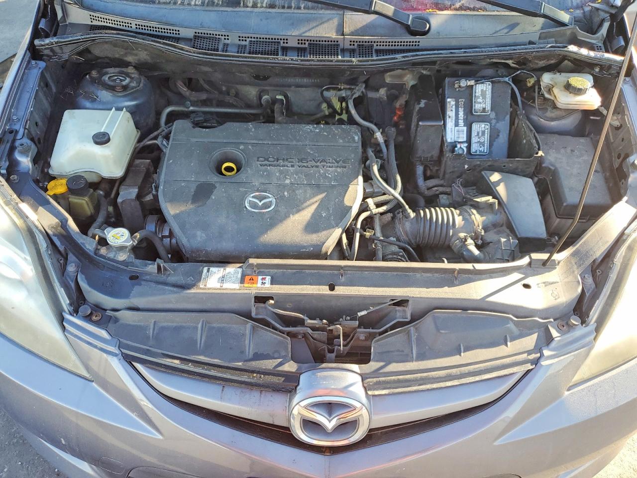 2008 Mazda 5 Charcoal vin: JM1CR29L280306866