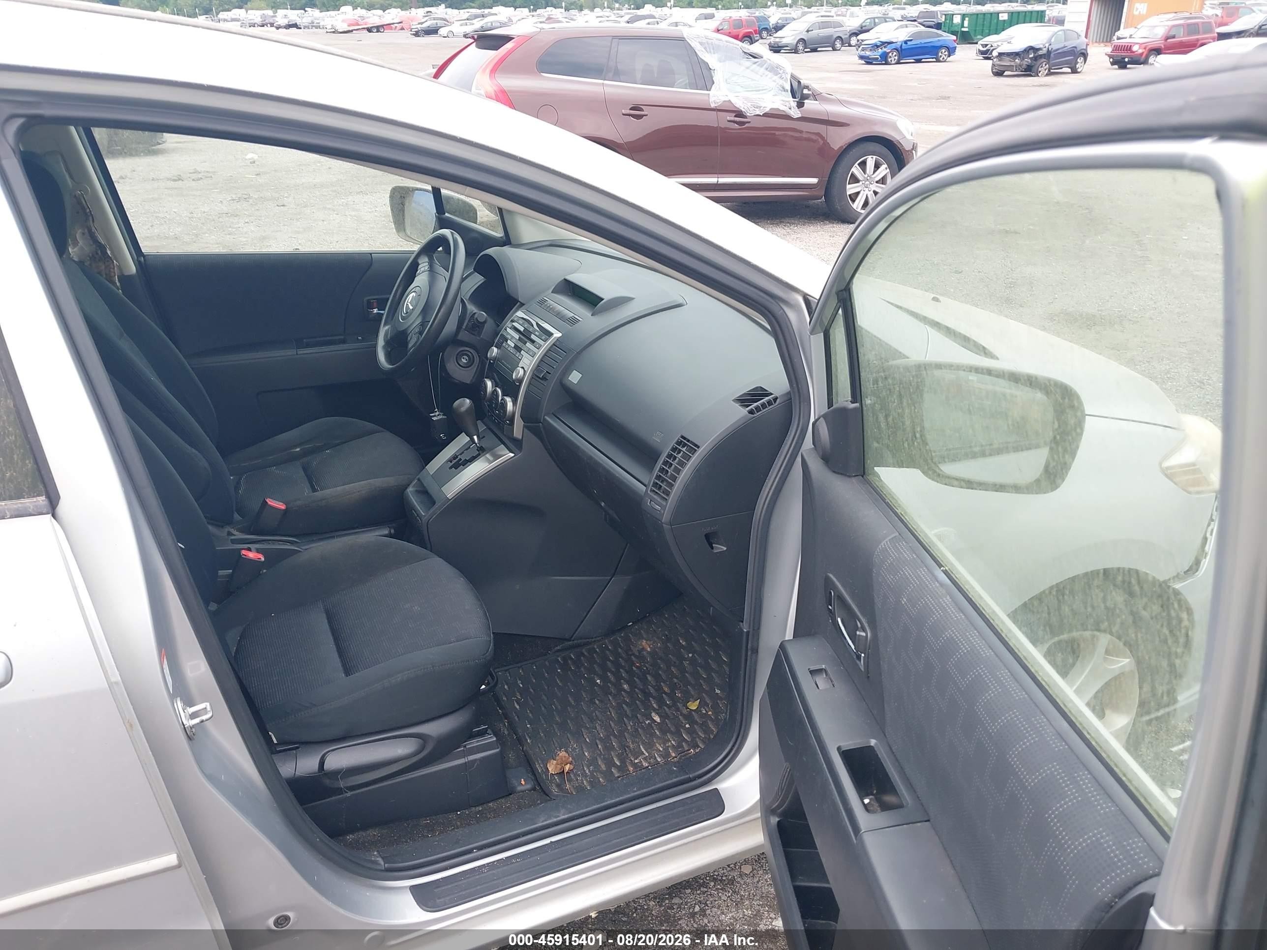 2008 Mazda Mazda5 Sport Серебряный vin: JM1CR29L280324509