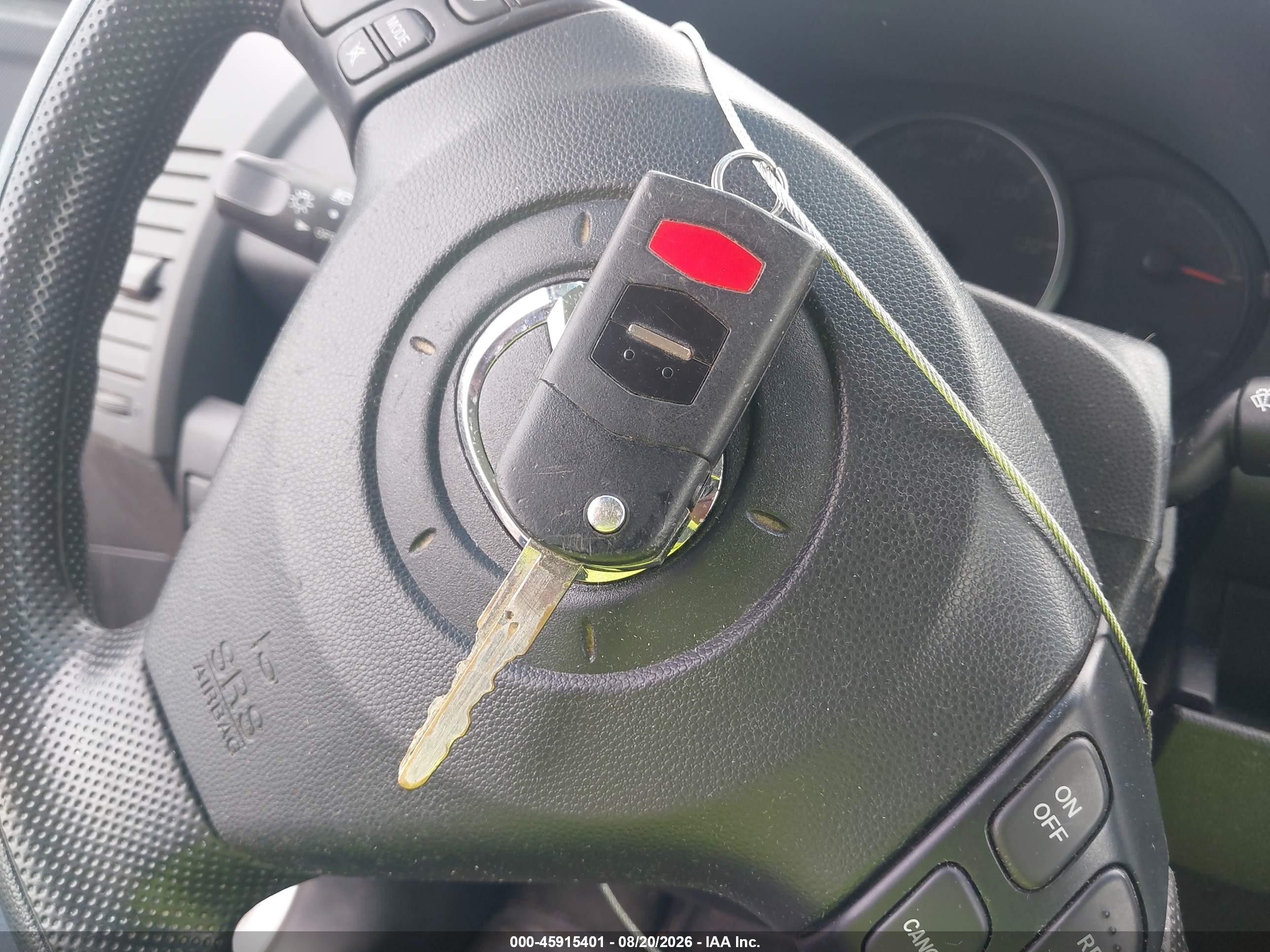 2008 Mazda Mazda5 Sport Серебряный vin: JM1CR29L280324509