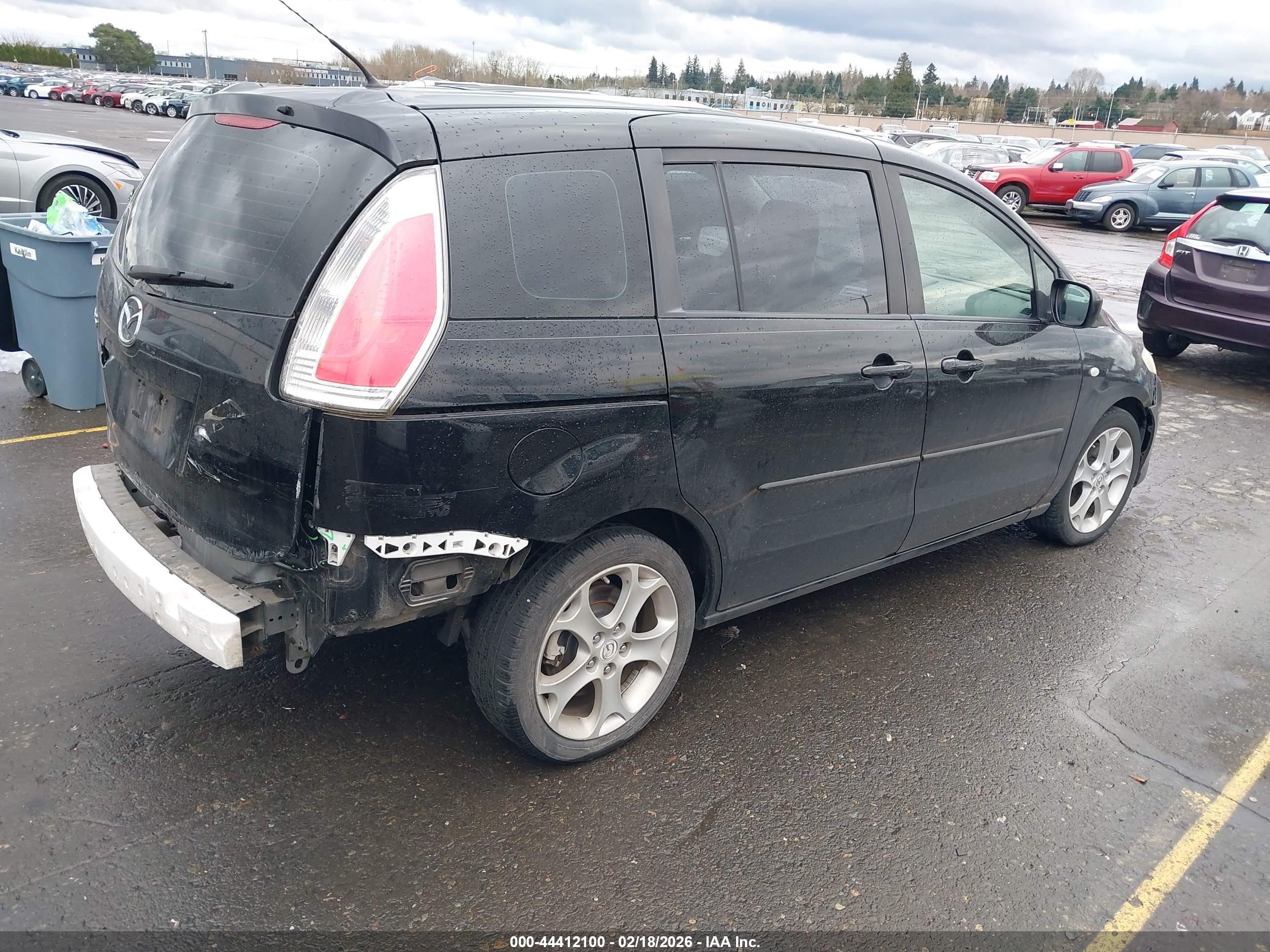 2009 Mazda Mazda5 Sport Black vin: JM1CR29L290329534