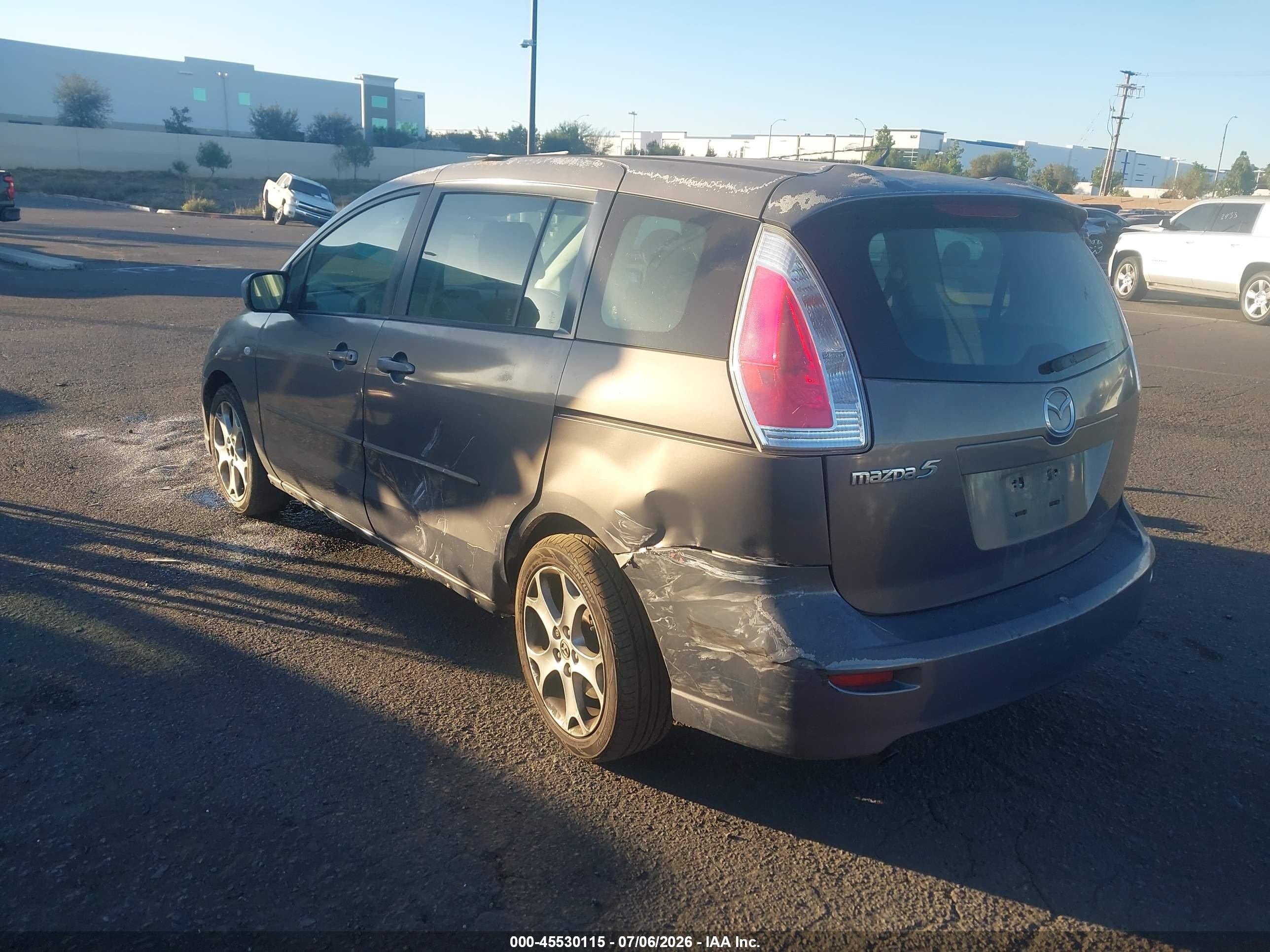 2009 Mazda Mazda5 Sport Gray vin: JM1CR29L290358550