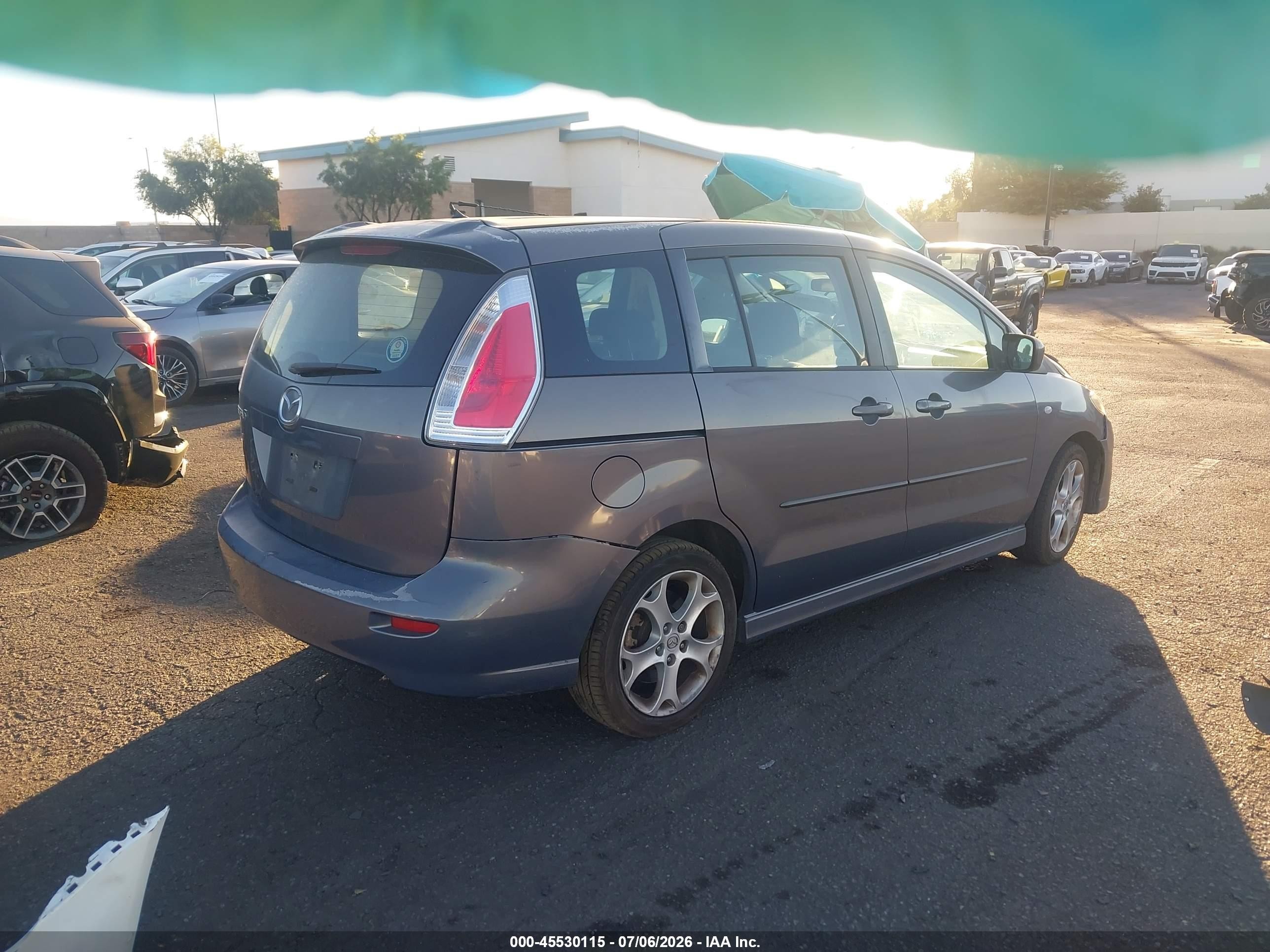 2009 Mazda Mazda5 Sport Gray vin: JM1CR29L290358550