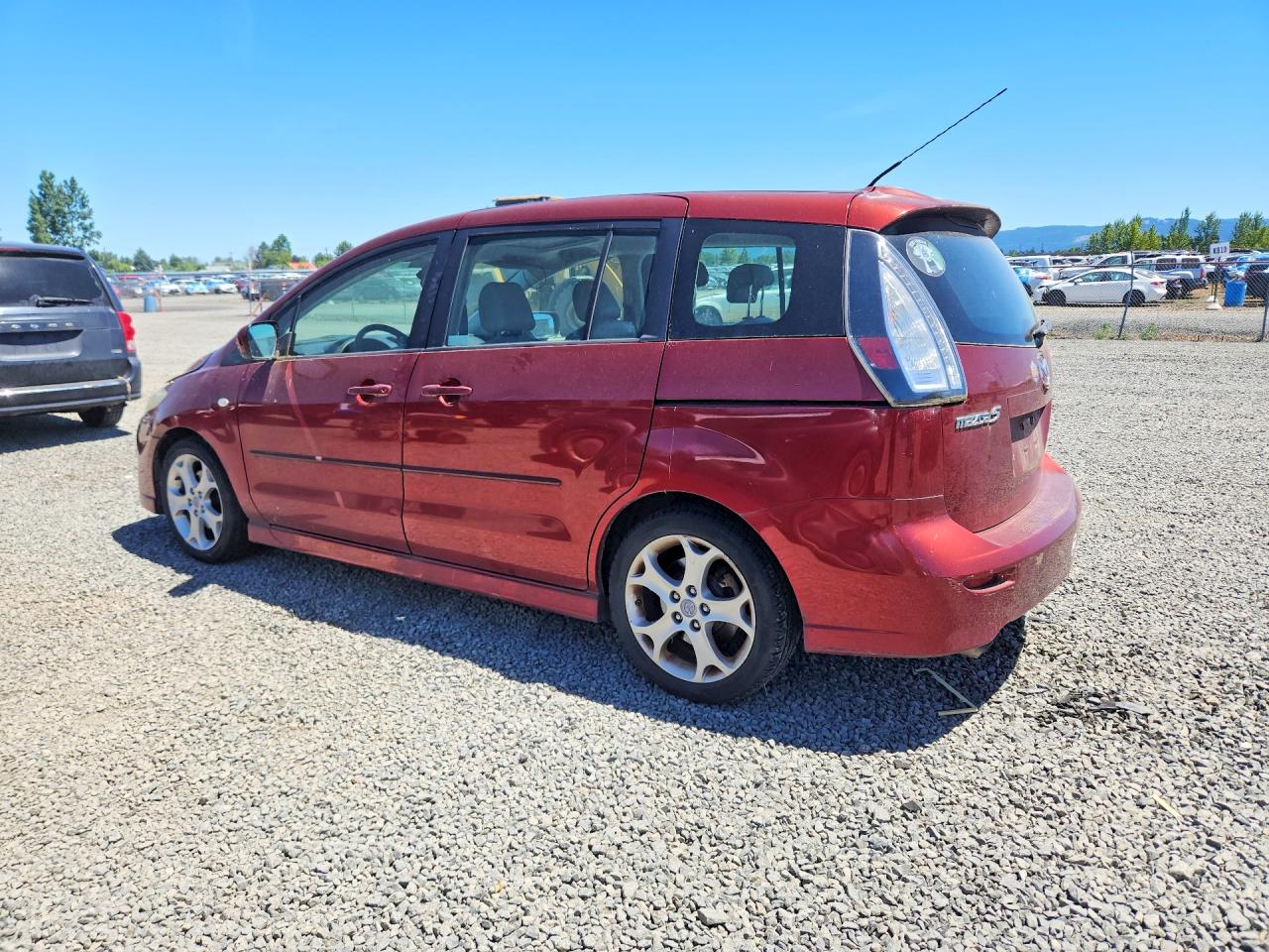 2009 Mazda 5 Красный vin: JM1CR29L390343023