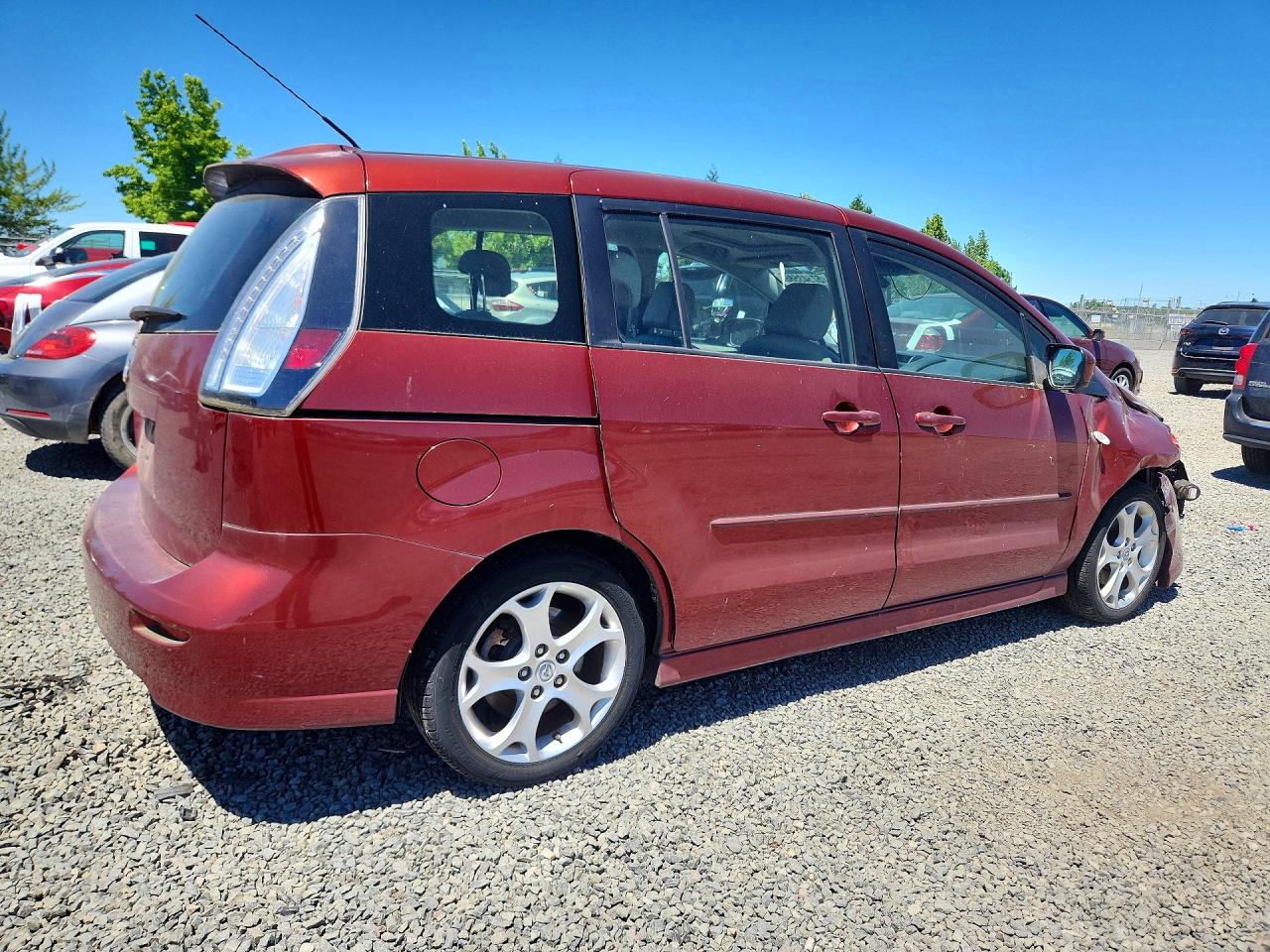 2009 Mazda 5 Красный vin: JM1CR29L390343023