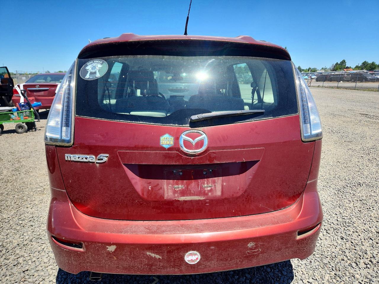 2009 Mazda 5 Красный vin: JM1CR29L390343023