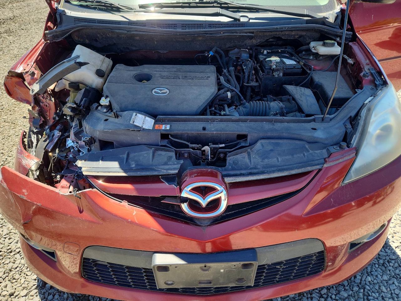 2009 Mazda 5 Красный vin: JM1CR29L390343023