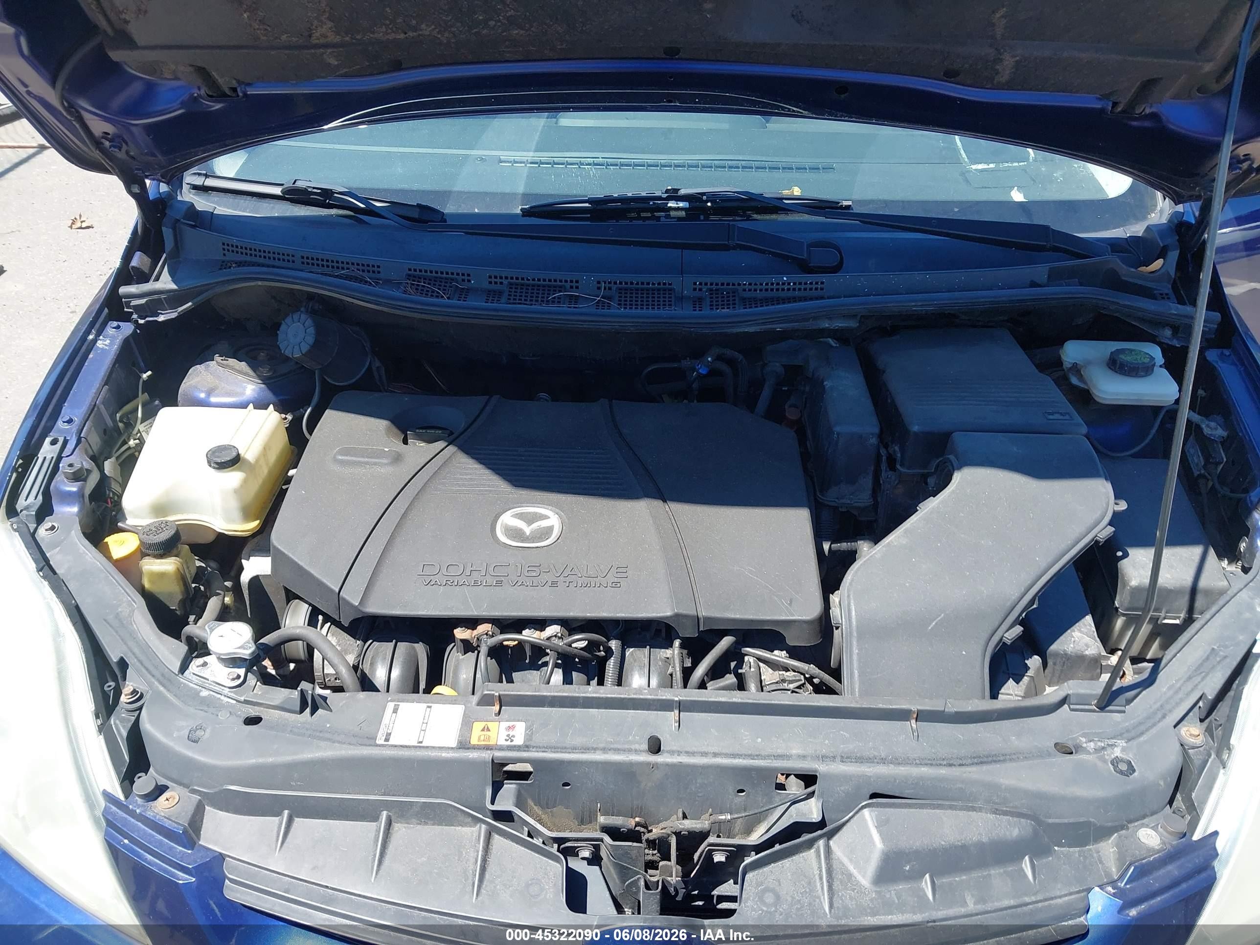 2006 Mazda Mazda5 Touring Blue vin: JM1CR29L560101135