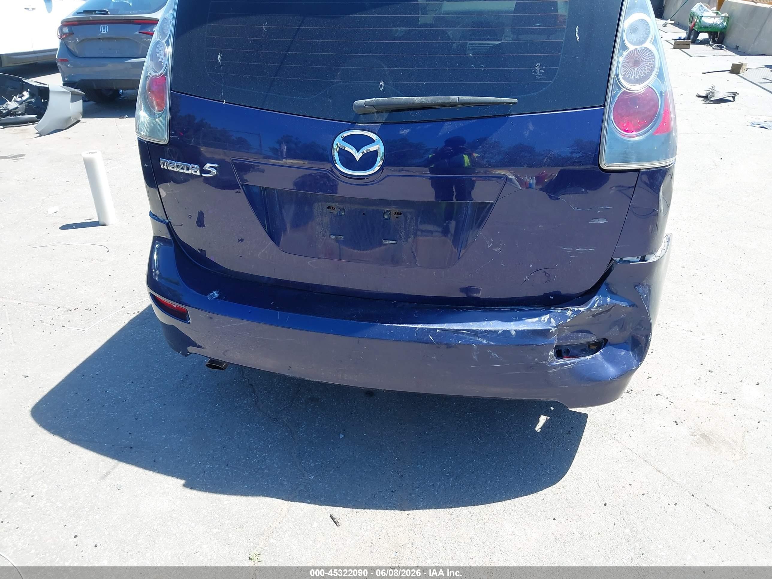 2006 Mazda Mazda5 Touring Blue vin: JM1CR29L560101135