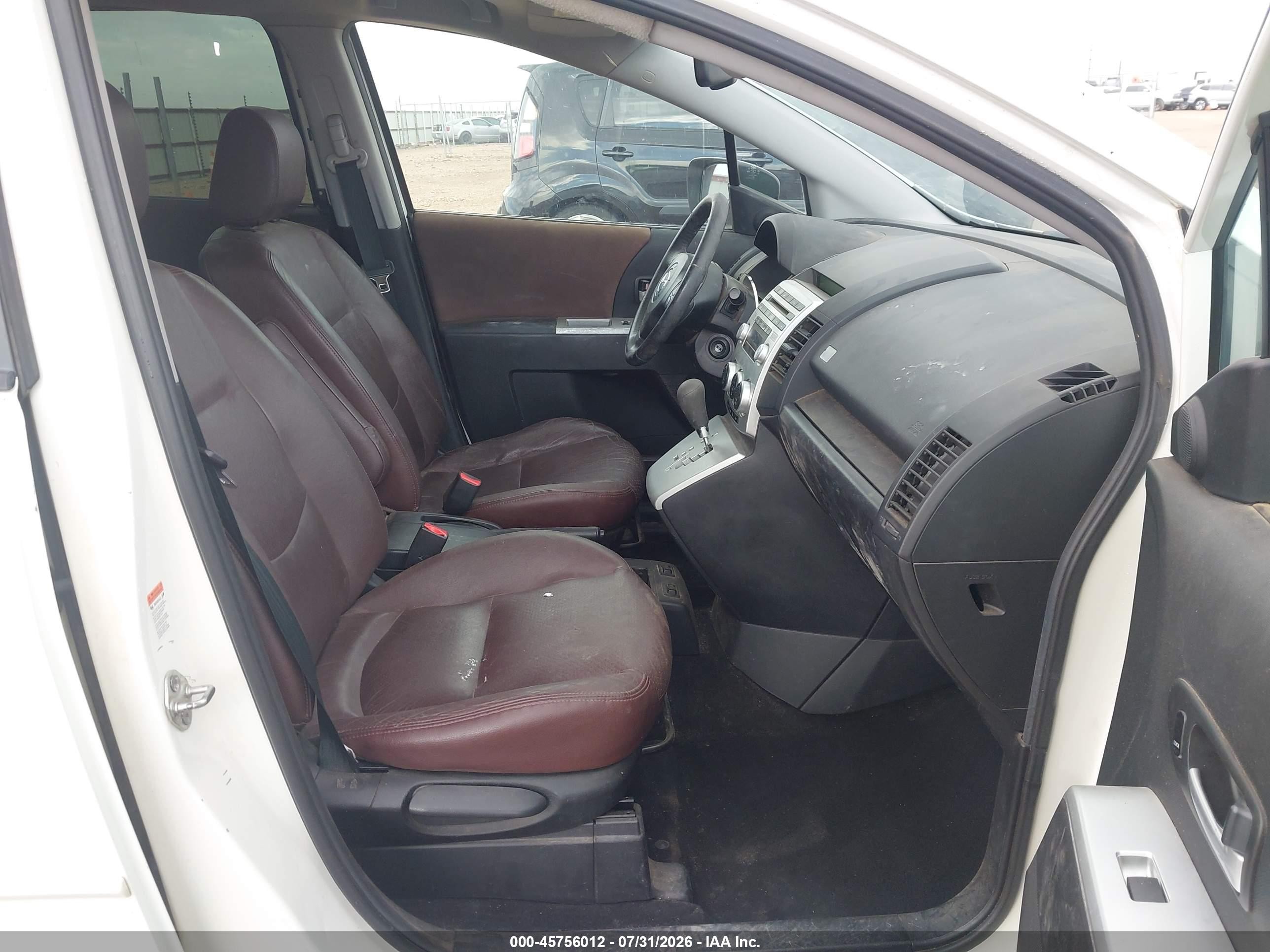 2007 Mazda Mazda5 Grand Touring White vin: JM1CR29L670143461