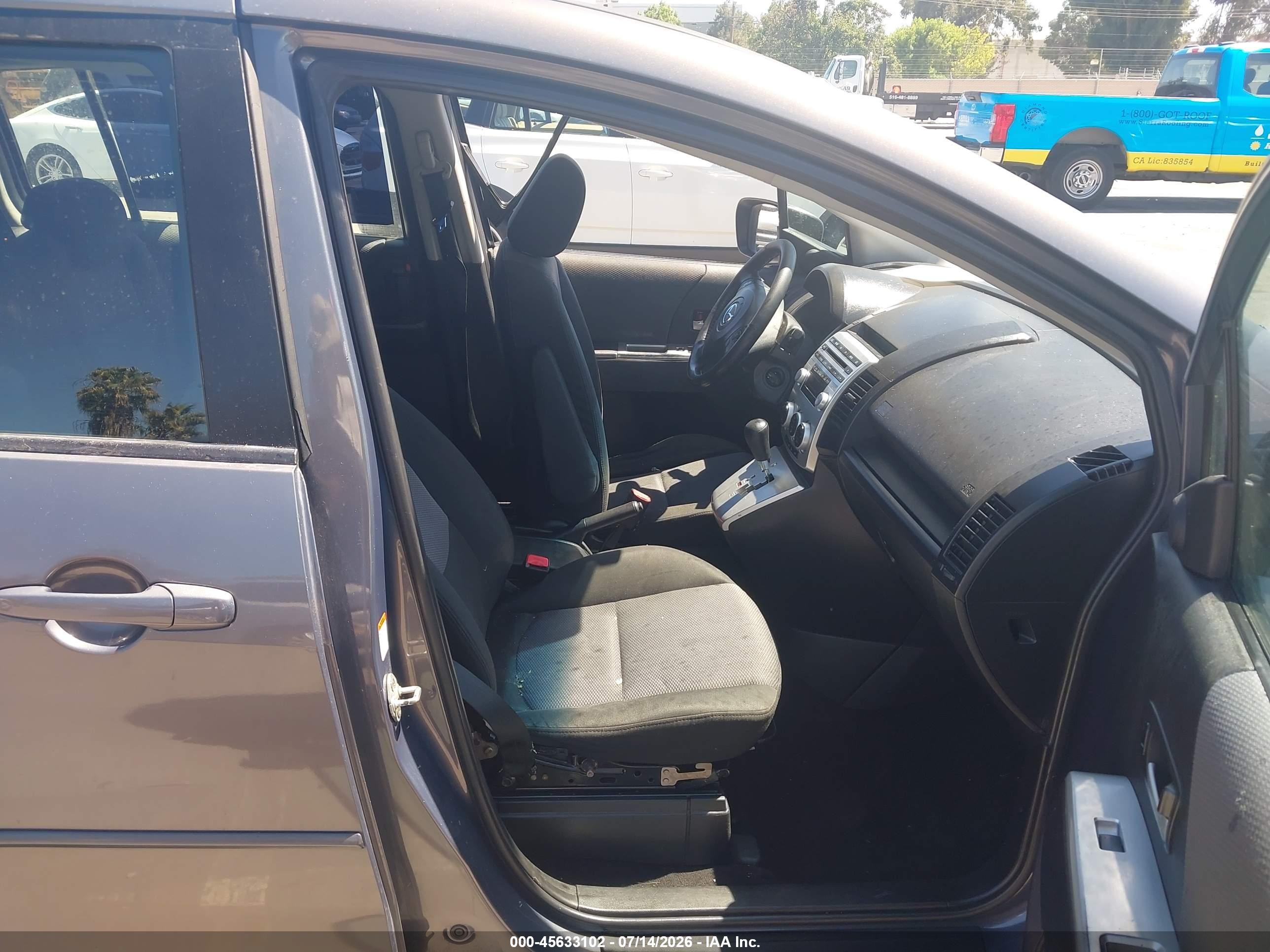 2007 Mazda Mazda5 Touring Gray vin: JM1CR29L870140092