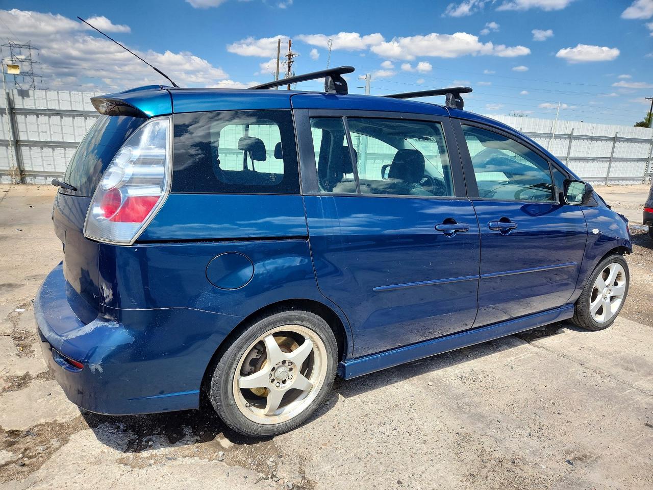 2007 Mazda 5 Blue vin: JM1CR29L970142689