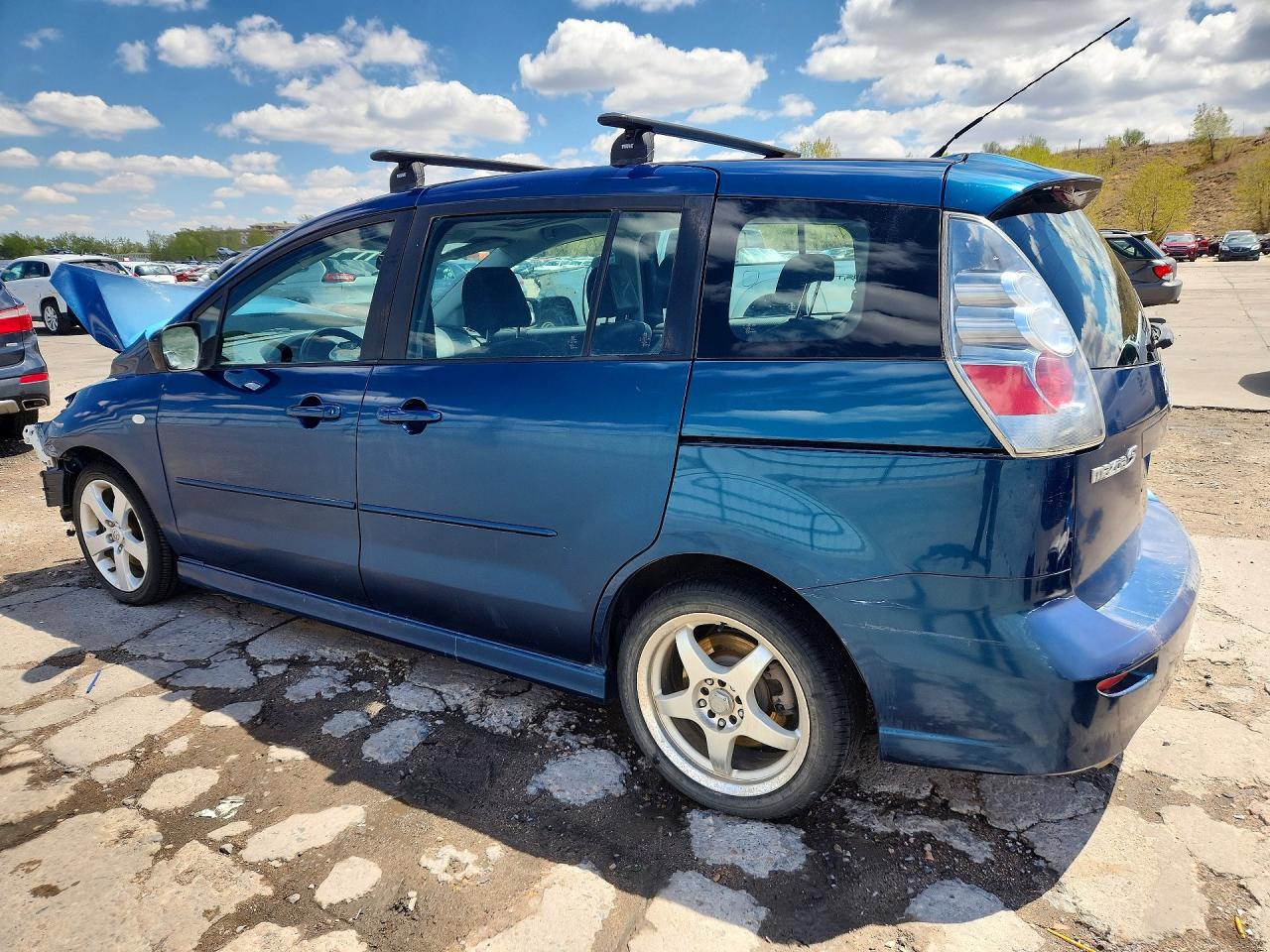 2007 Mazda 5 Blue vin: JM1CR29L970142689