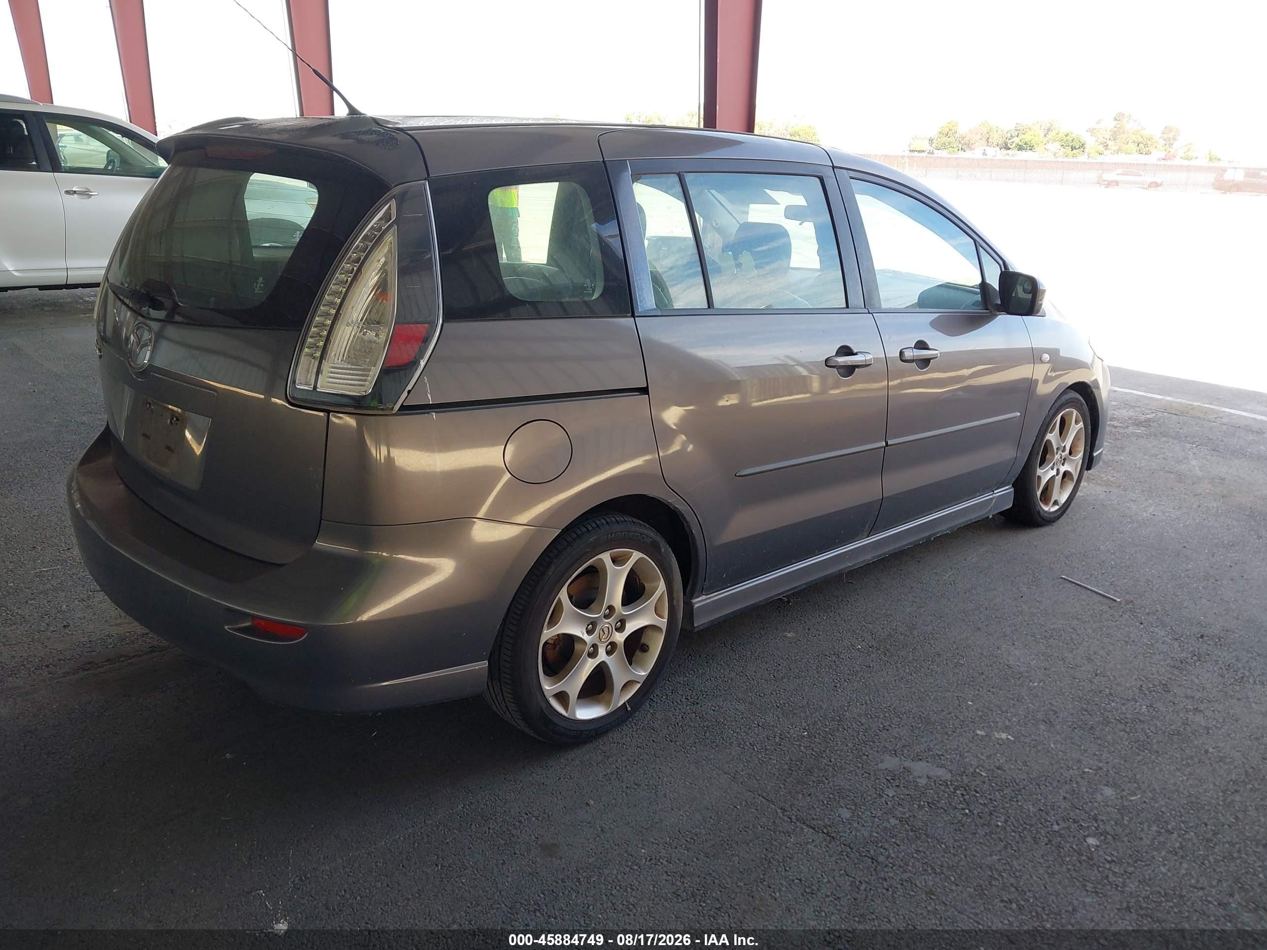 2009 Mazda Mazda5 Grand Touring Gray vin: JM1CR29L990334259