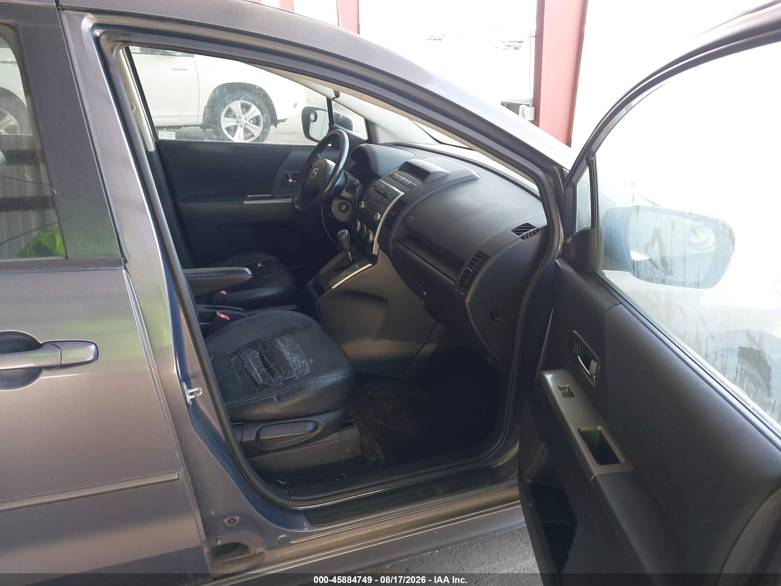 2009 Mazda Mazda5 Grand Touring Gray vin: JM1CR29L990334259