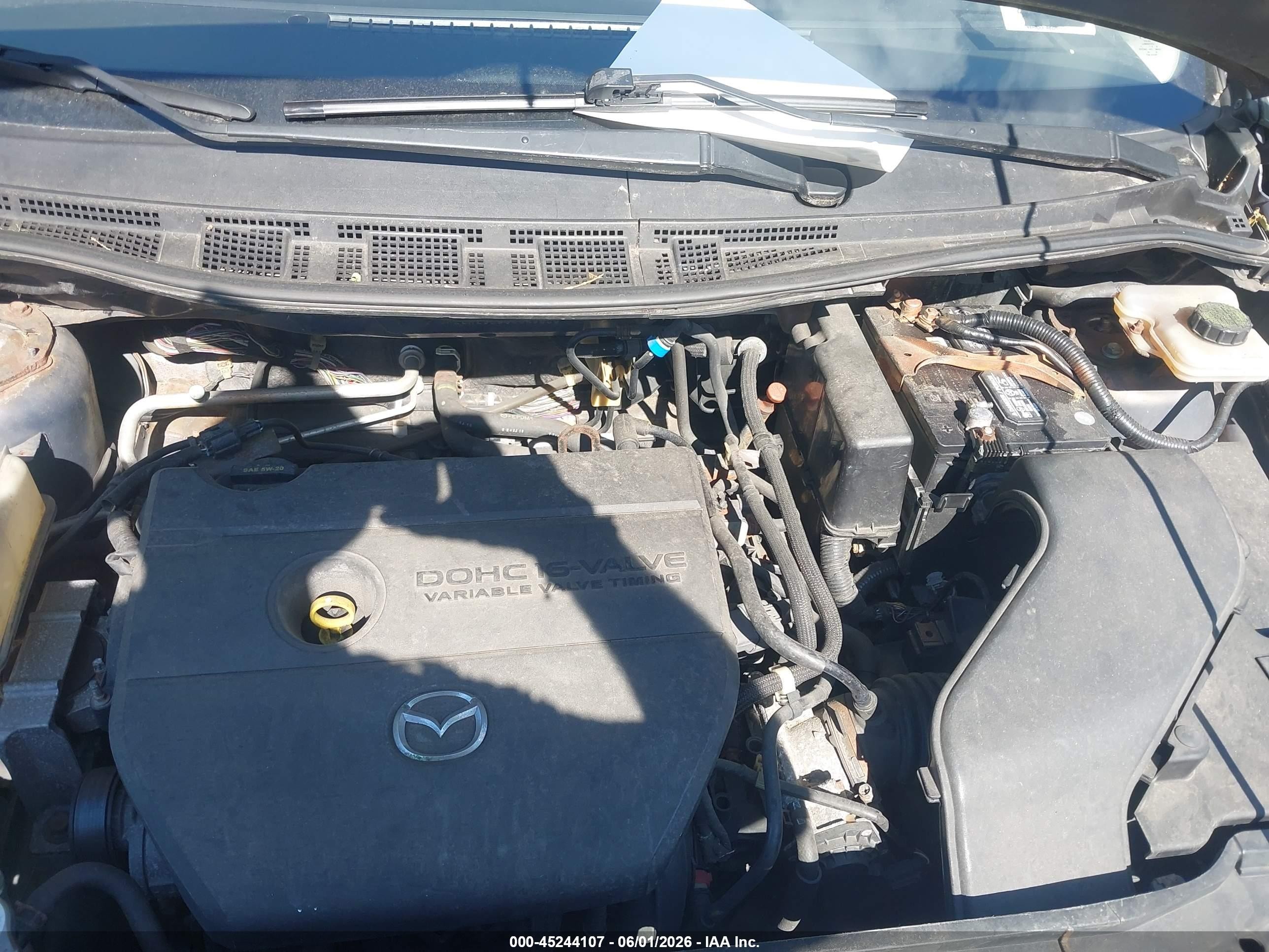 2009 Mazda Mazda5 Grand Touring Blue vin: JM1CR29L990349859