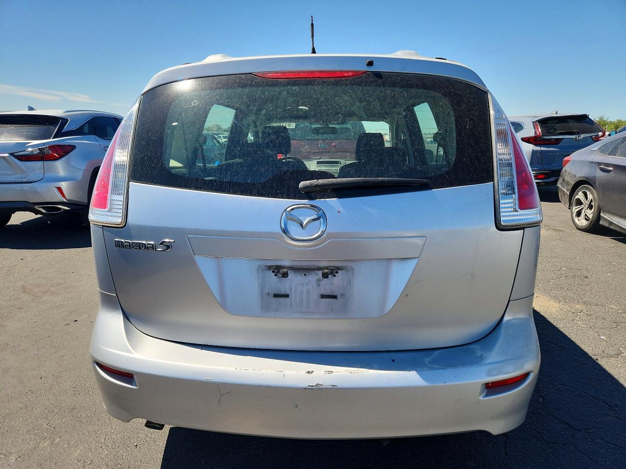 2009 Mazda 5 Silver vin: JM1CR29L990354513