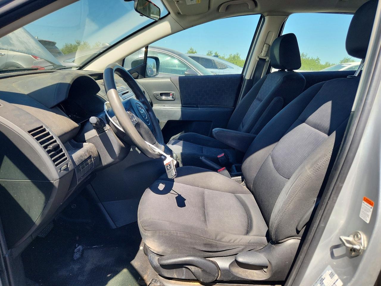 2009 Mazda 5 Silver vin: JM1CR29L990354513