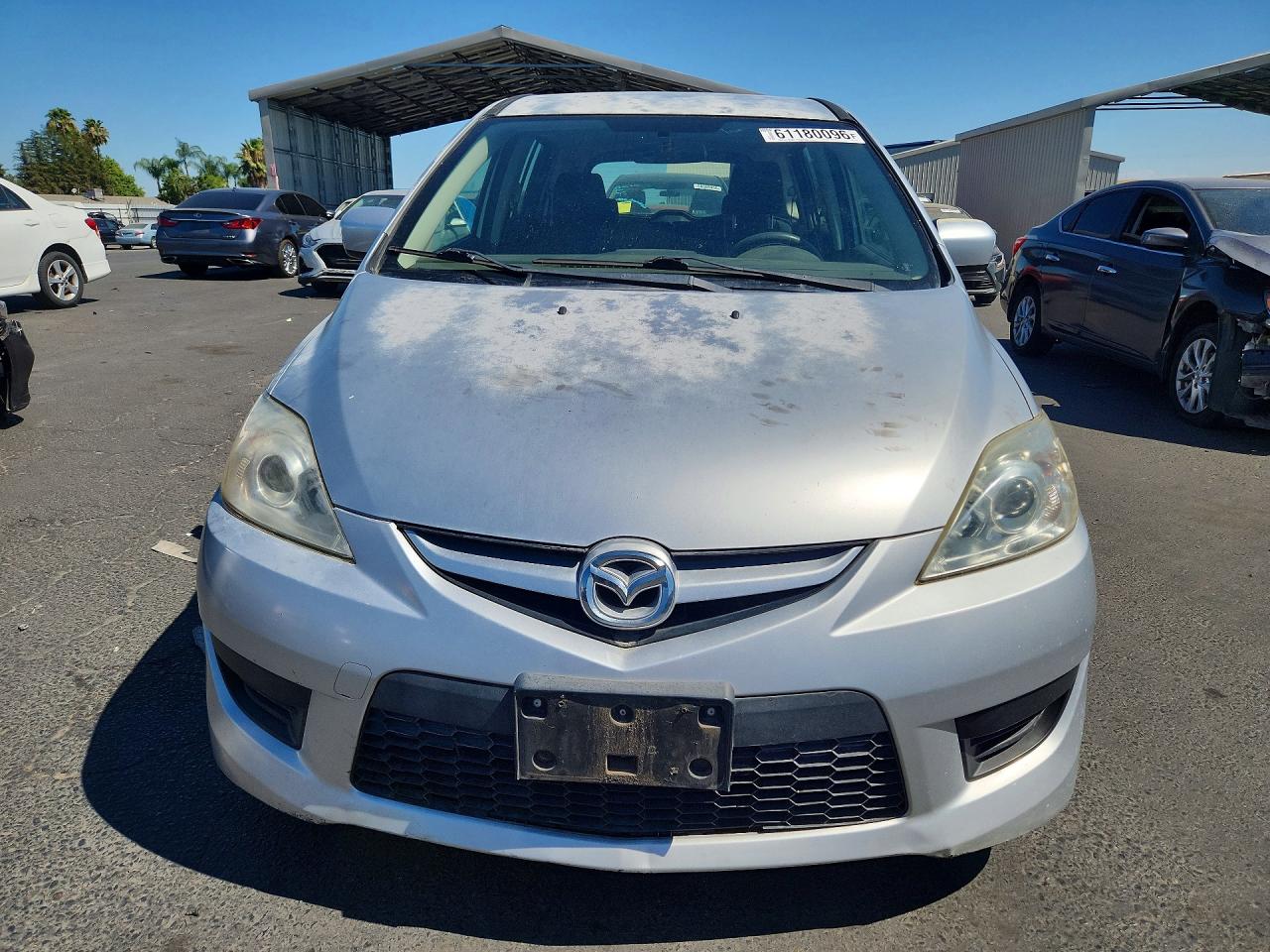 2009 Mazda 5 Silver vin: JM1CR29L990354513