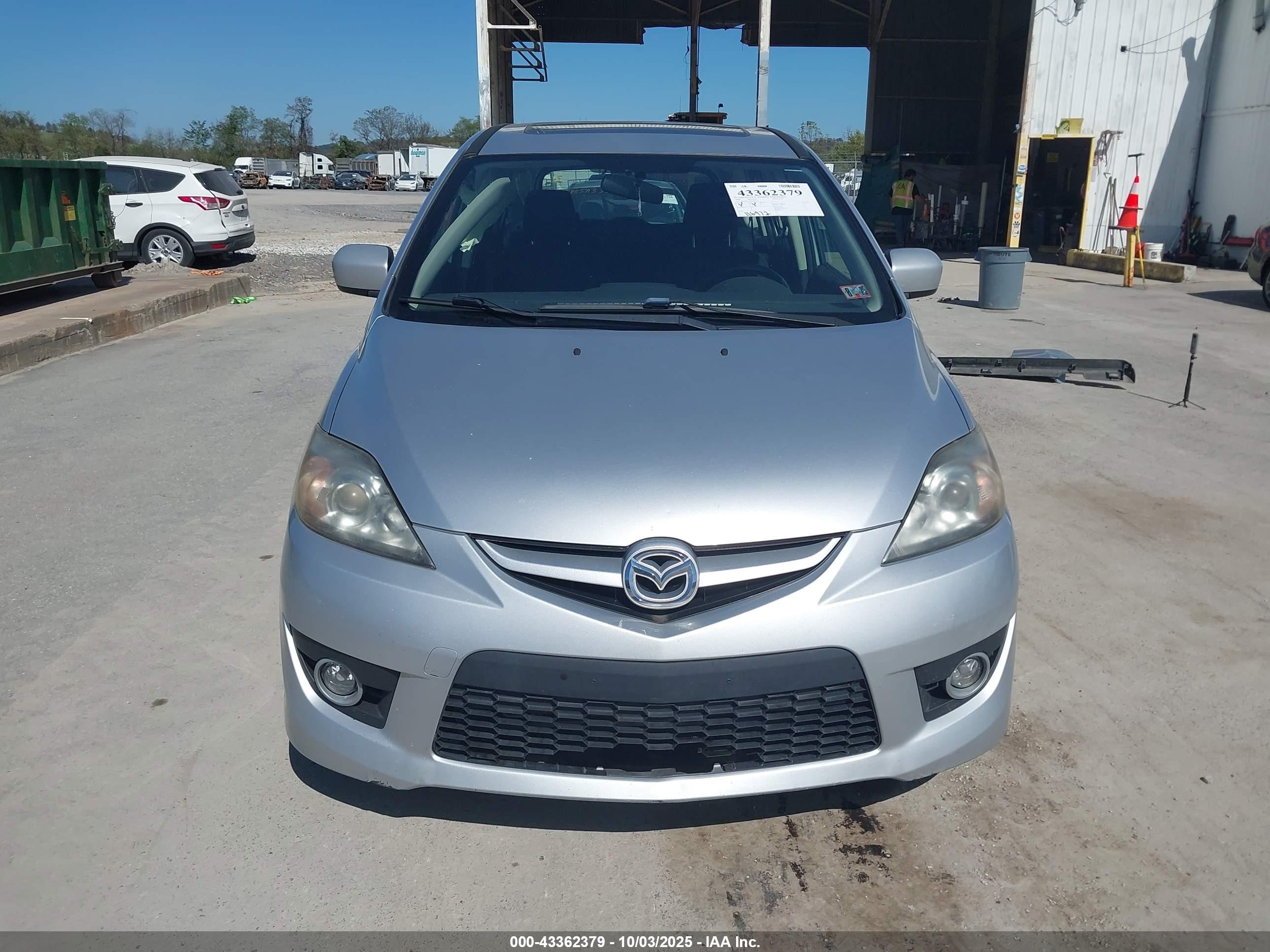 2008 Mazda Mazda5 Touring Silver vin: JM1CR29LX80308624