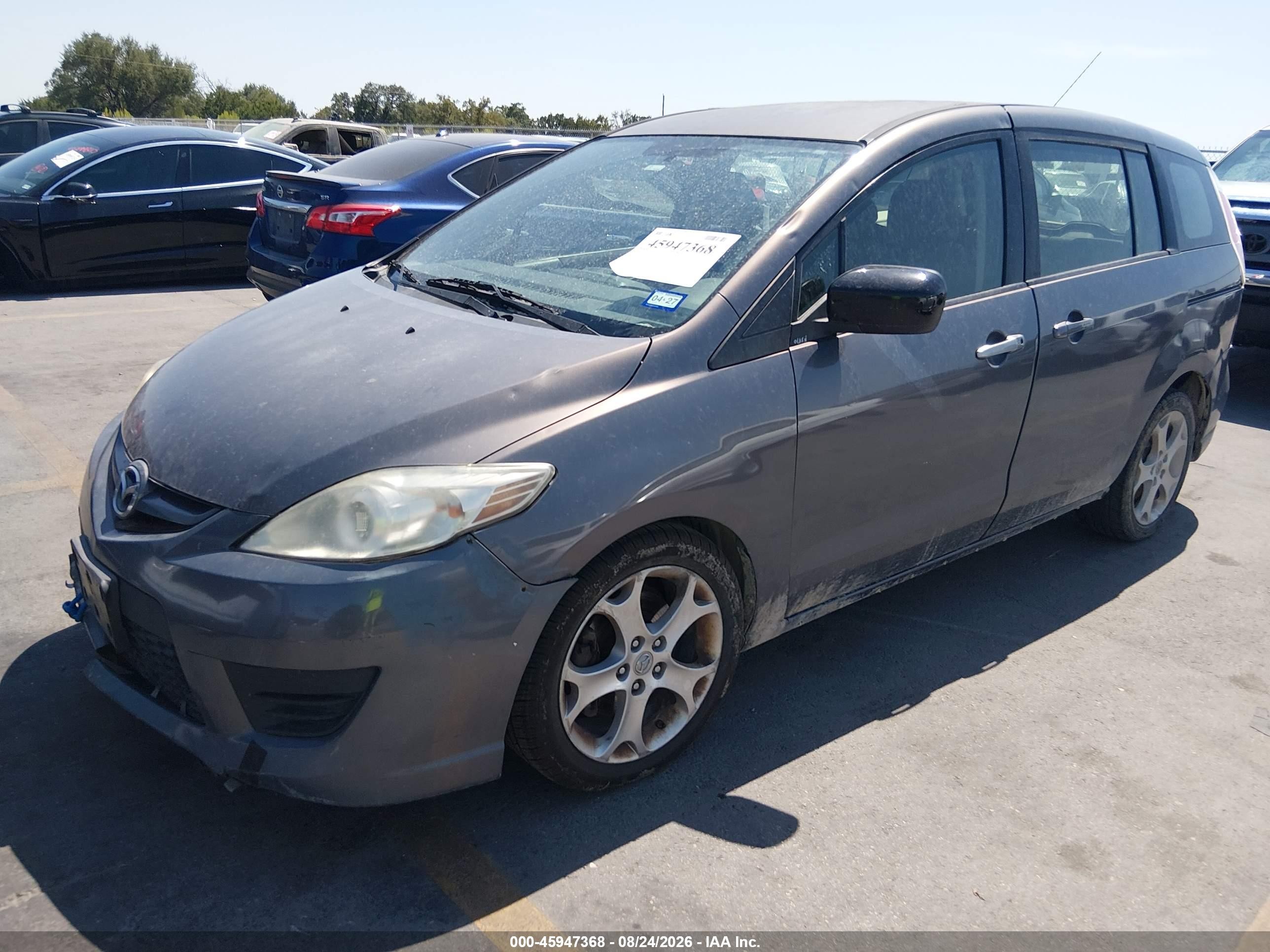 2010 Mazda Mazda5 Sport Gray vin: JM1CR2W30A0387375