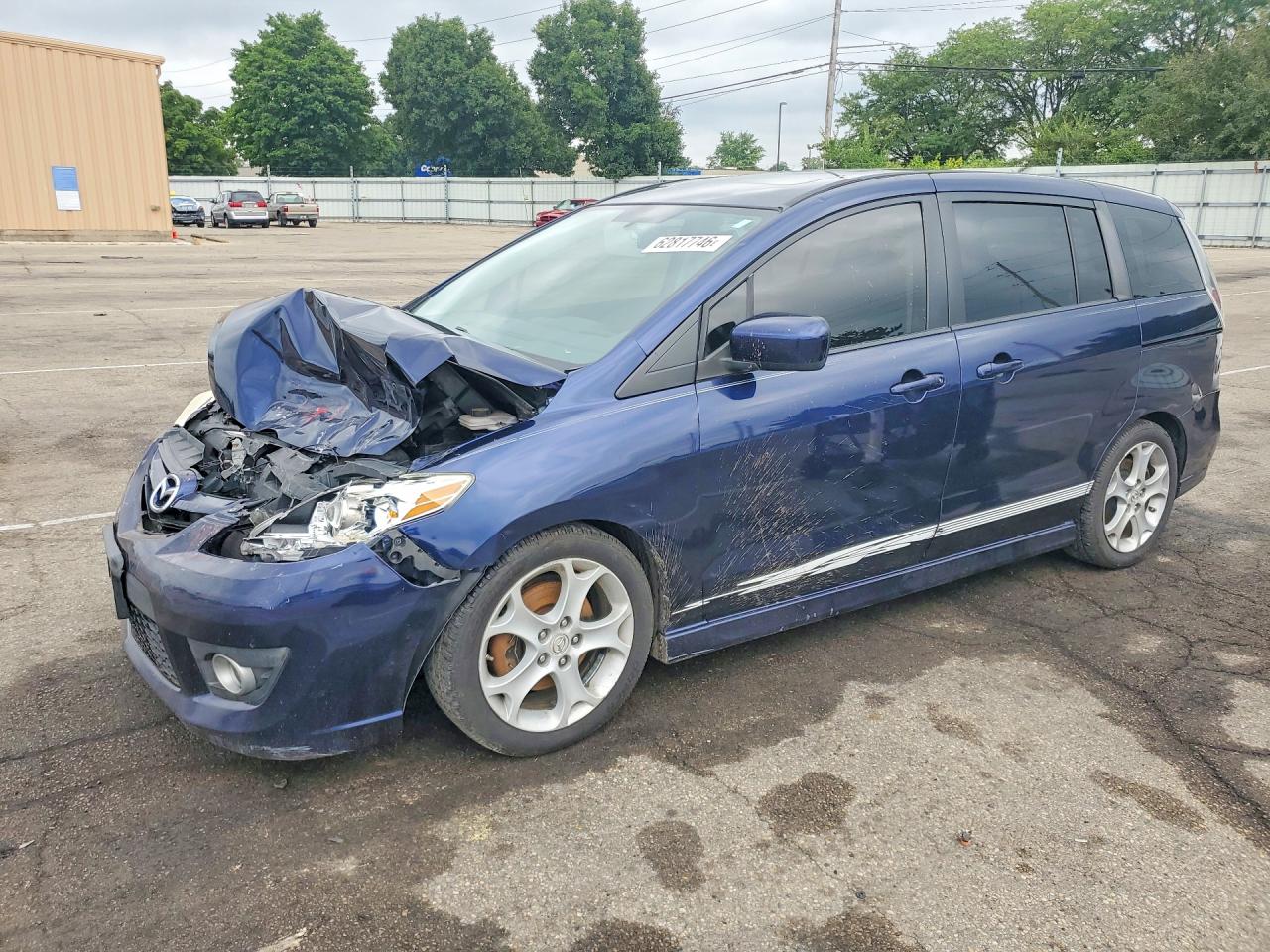 2010 Mazda 5 Blue vin: JM1CR2W30A0388333