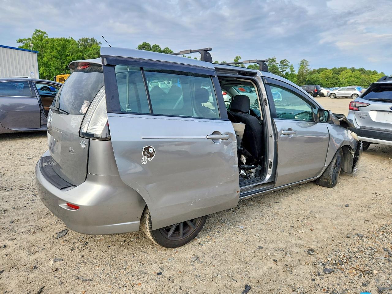 2010 Mazda 5 Silver vin: JM1CR2W33A0367444