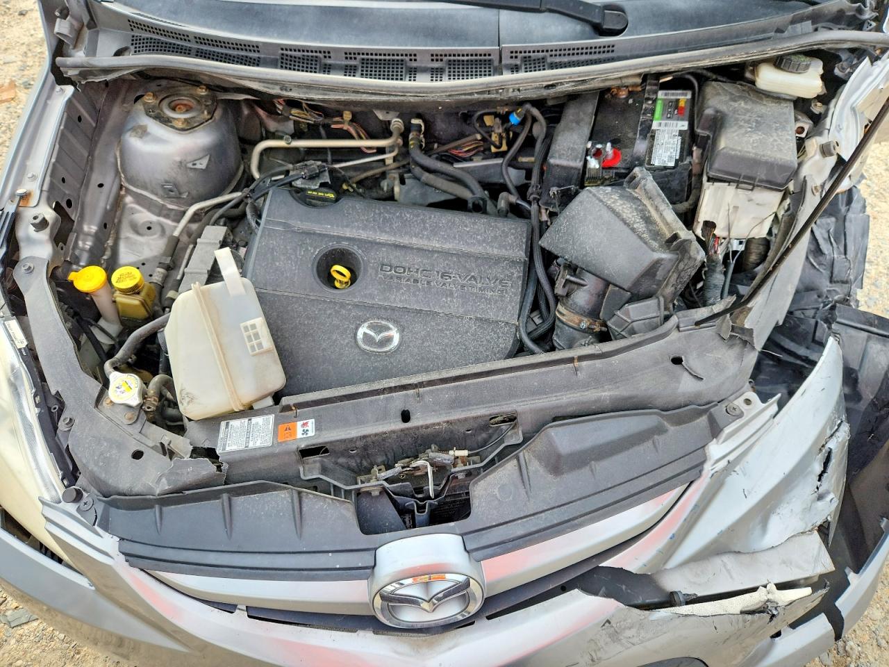 2010 Mazda 5 Silver vin: JM1CR2W33A0367444