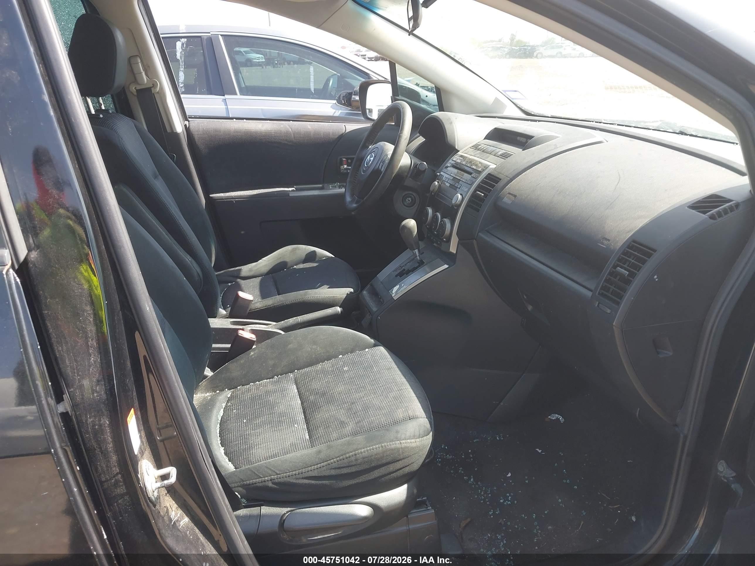 2010 Mazda Mazda5 Touring Black vin: JM1CR2W33A0372501