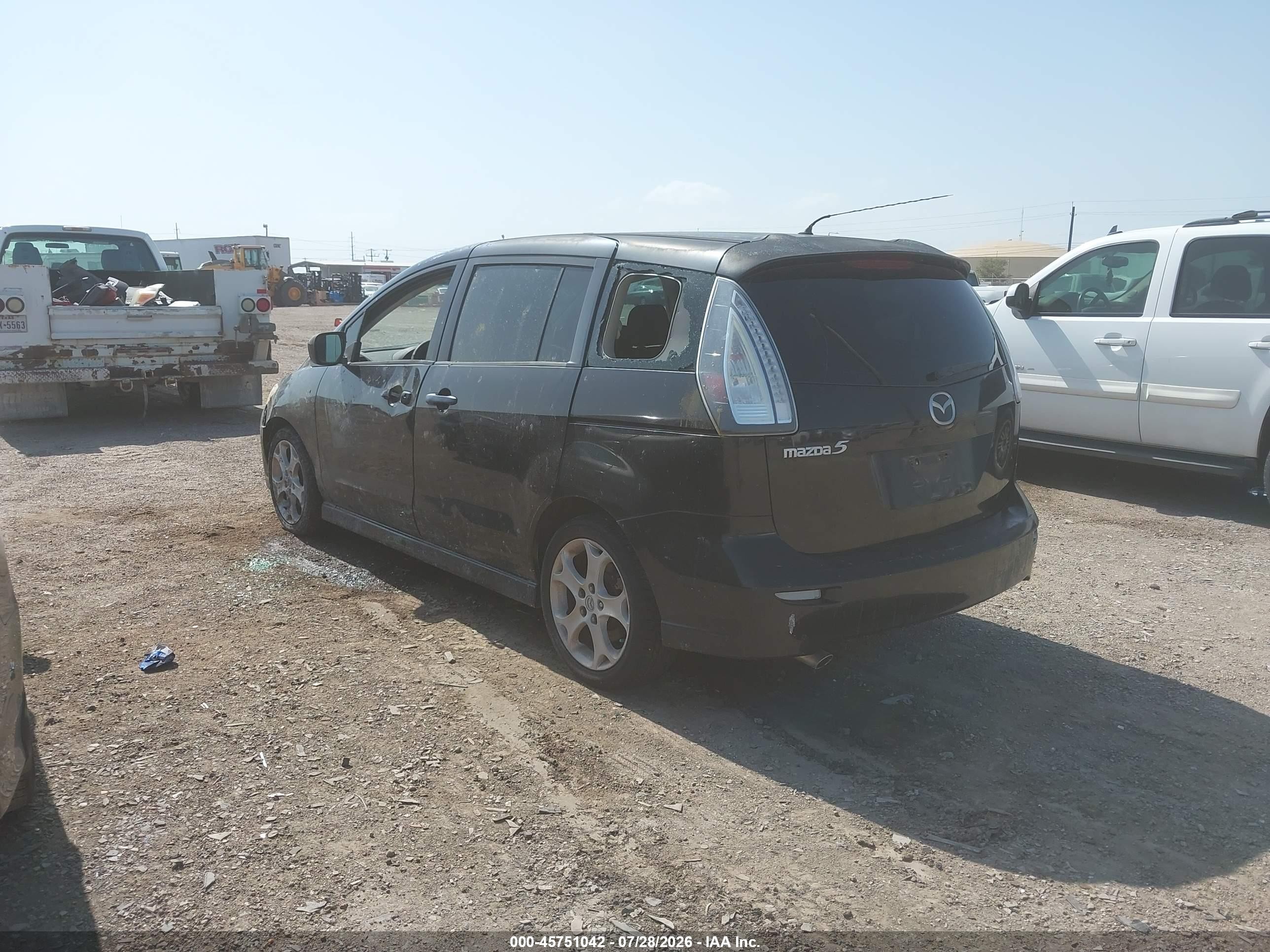 2010 Mazda Mazda5 Touring Black vin: JM1CR2W33A0372501