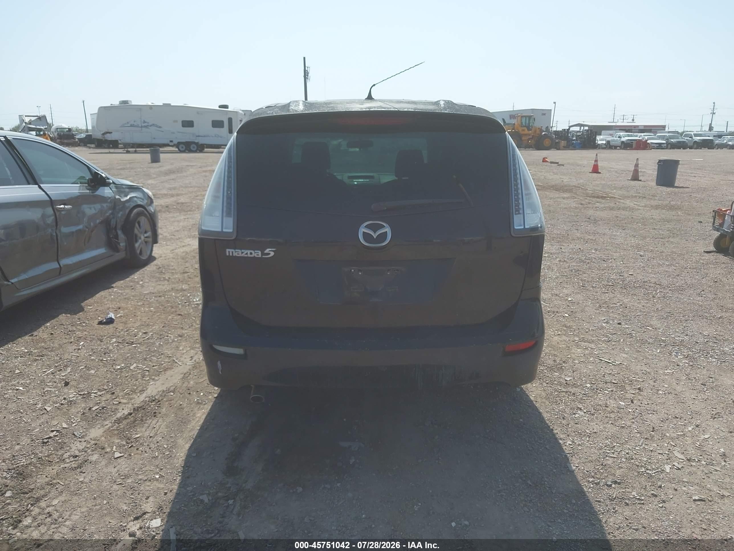 2010 Mazda Mazda5 Touring Black vin: JM1CR2W33A0372501