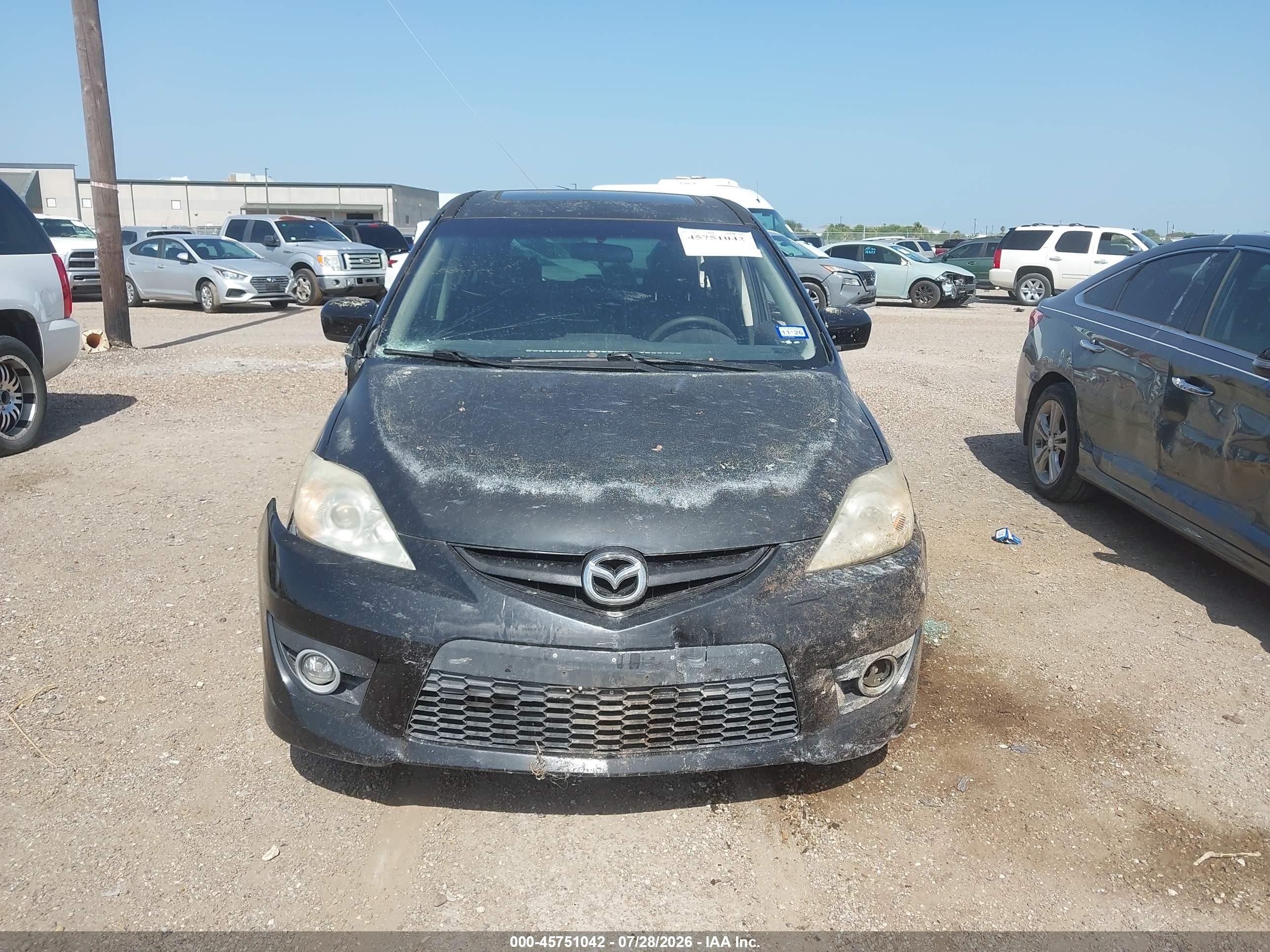 2010 Mazda Mazda5 Touring Black vin: JM1CR2W33A0372501