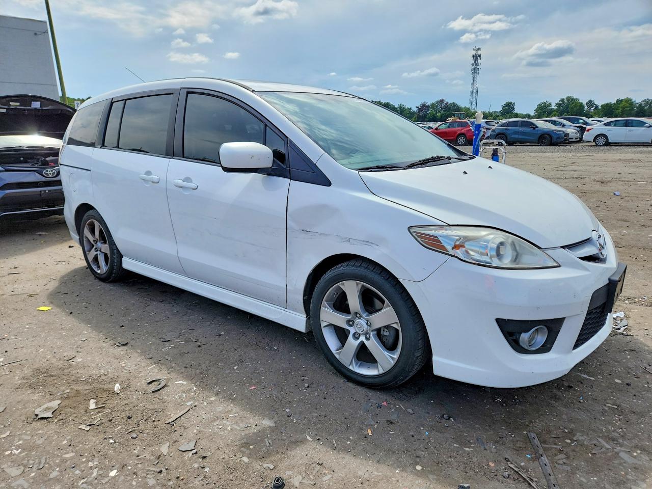 2010 Mazda 5 Белый vin: JM1CR2W33A0373387